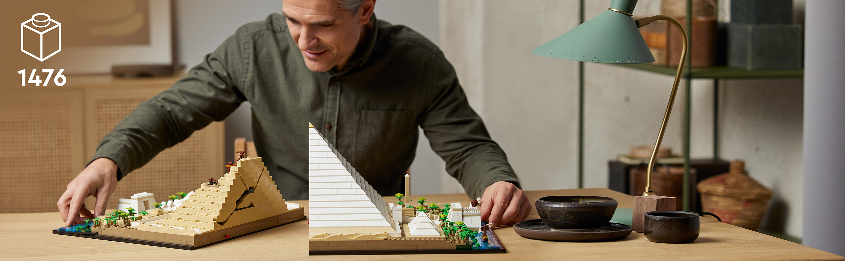 Die ganze Pyramide bauen