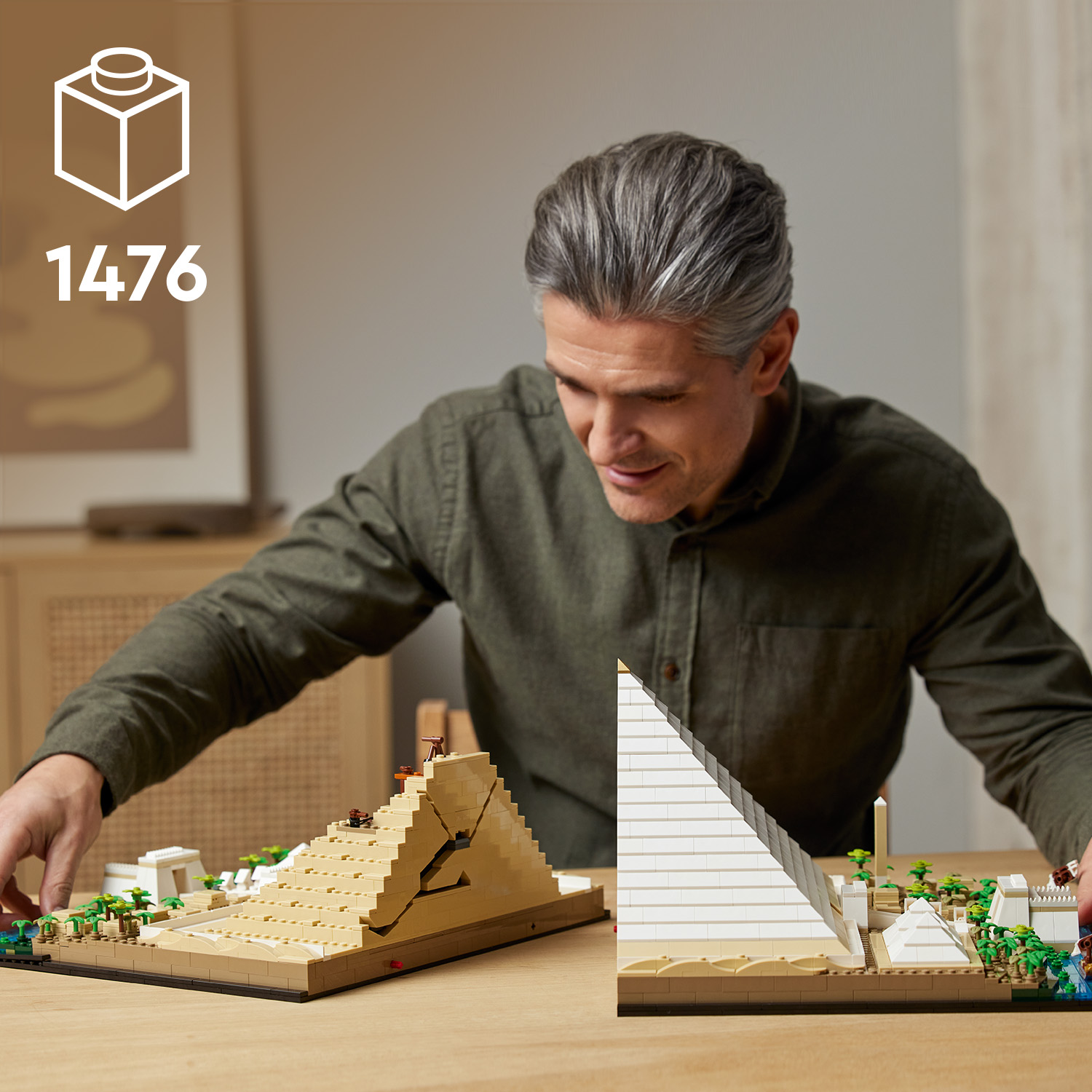 Die ganze Pyramide bauen