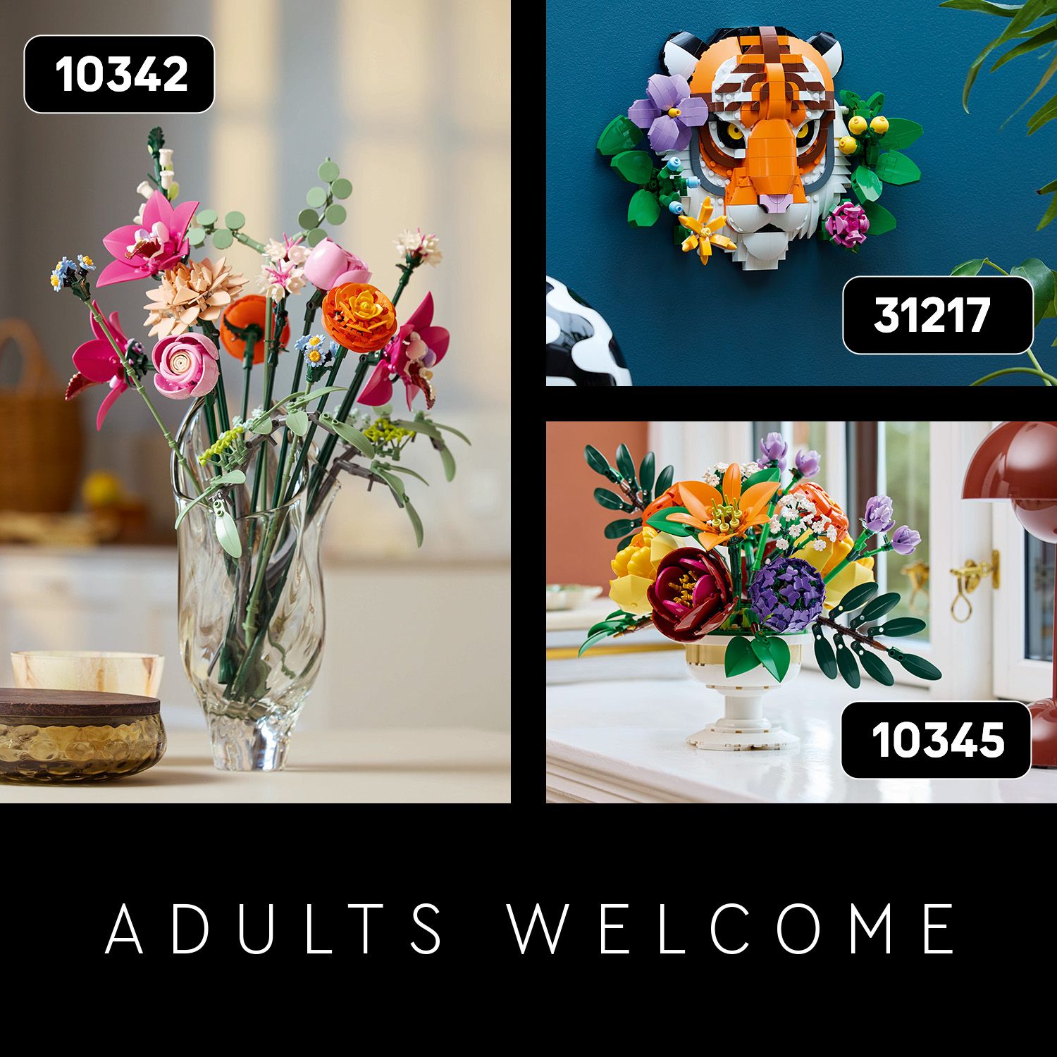 Verschiedene Kunstblumen kombinieren