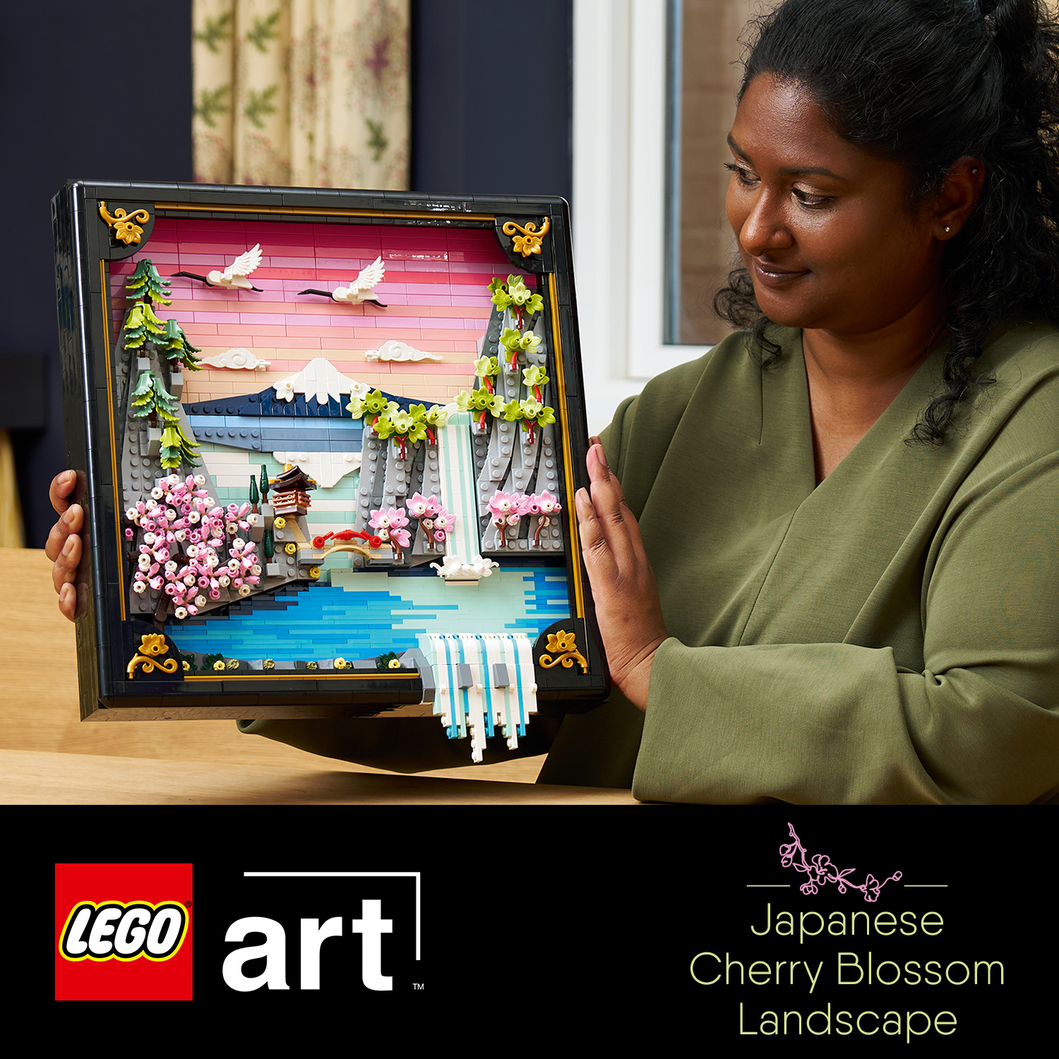 LEGO® Japanische Kirschblütenlandschaft