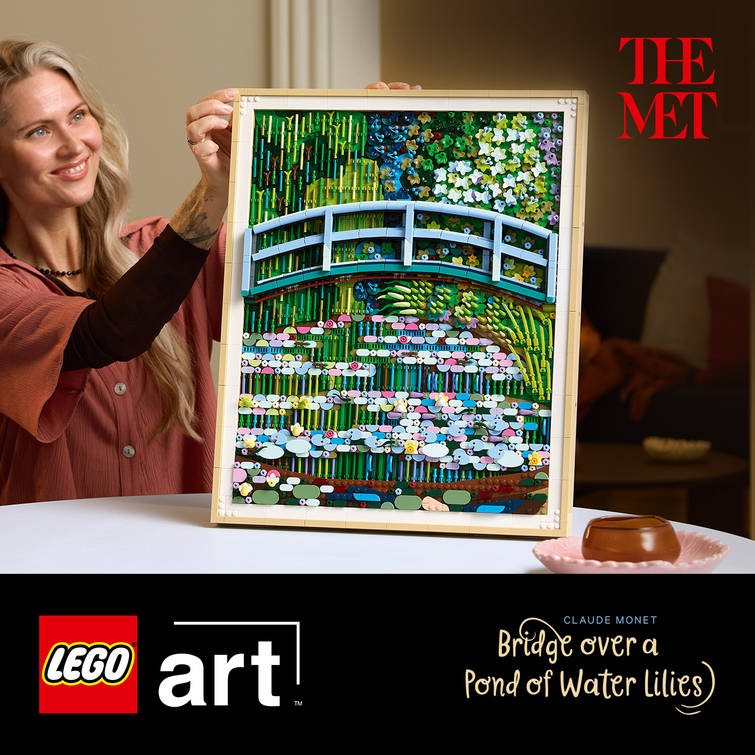 LEGO® Claude Monet Wandkunst