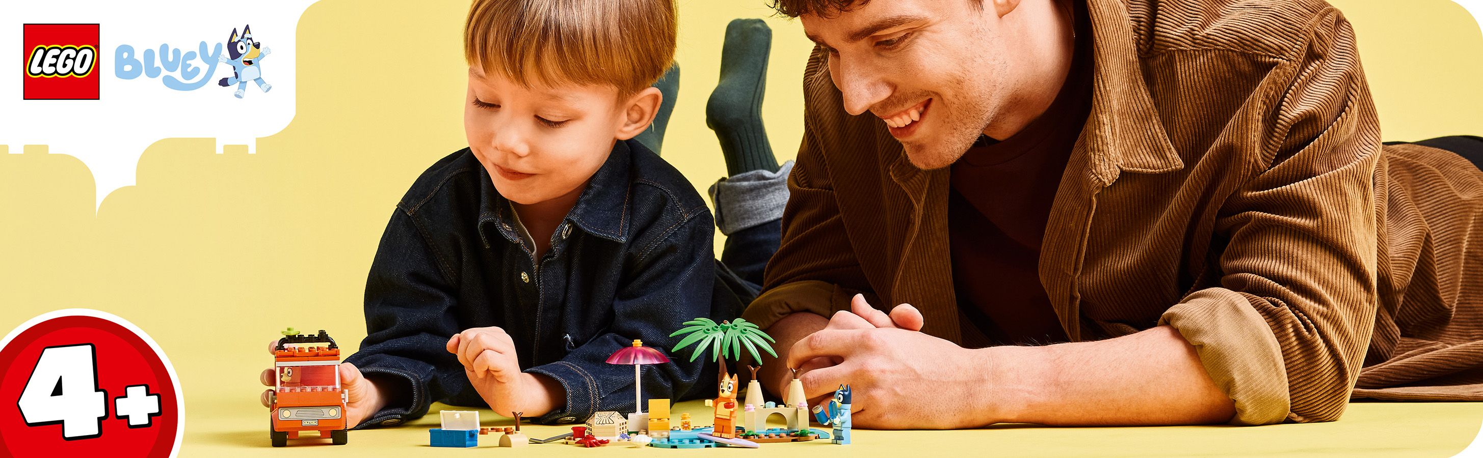 Bauset für Kinder für einen Ausflug mit Bluey