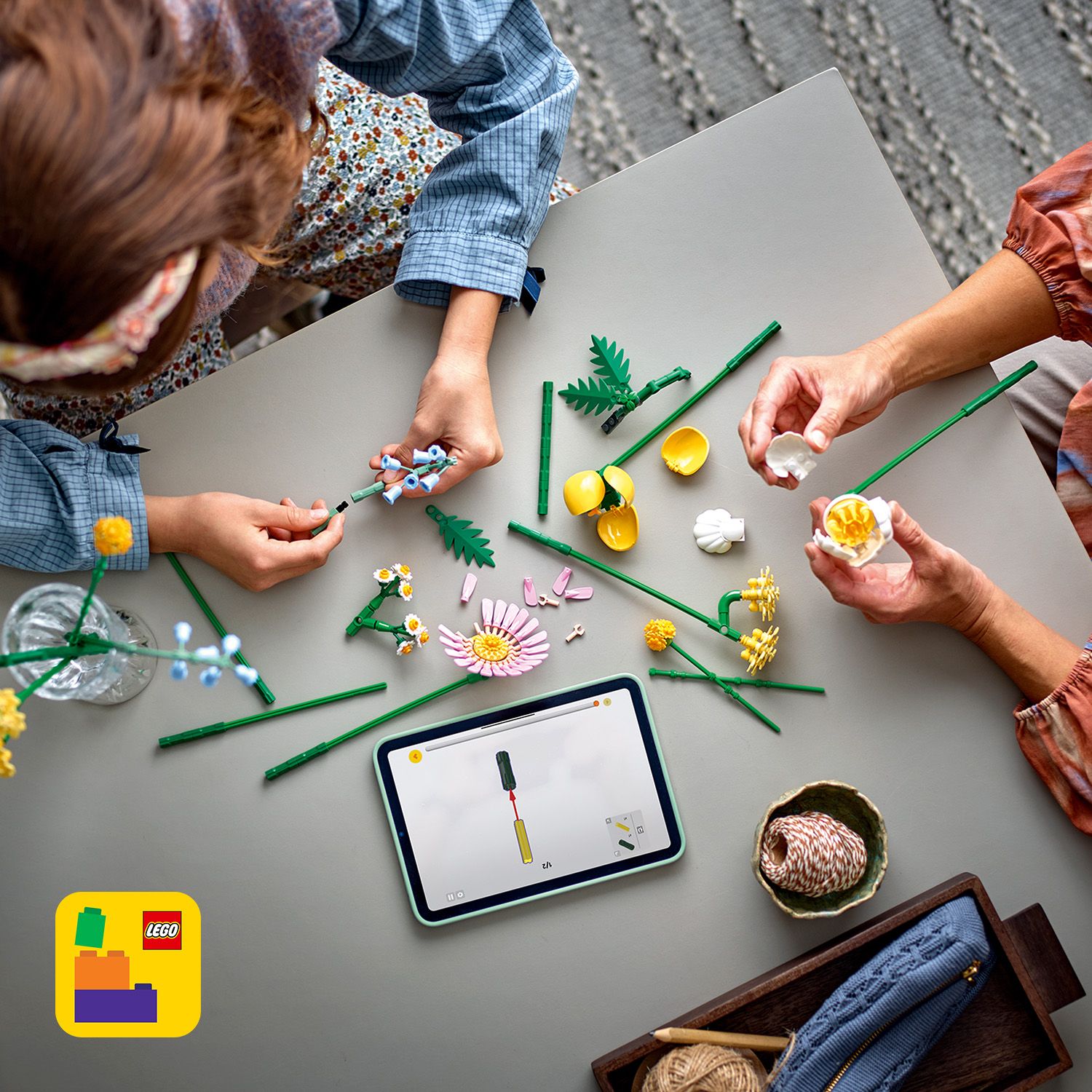 Gemeinsam mit Familie und Freunden bauen