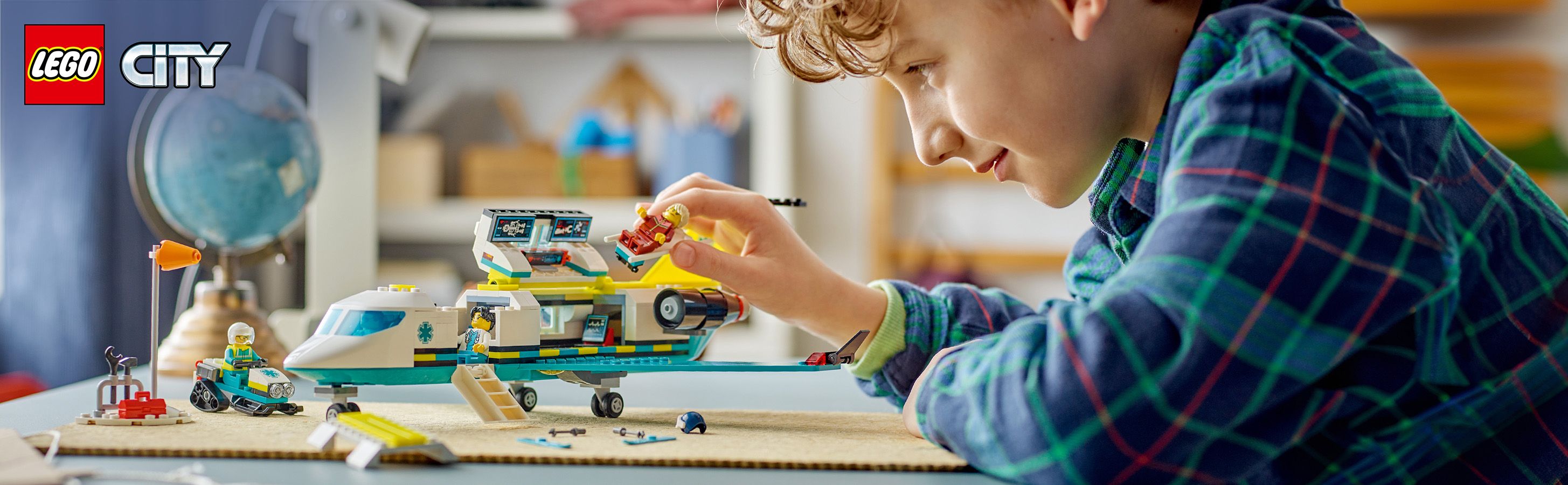 Notfallrettungsflugzeug-Modell