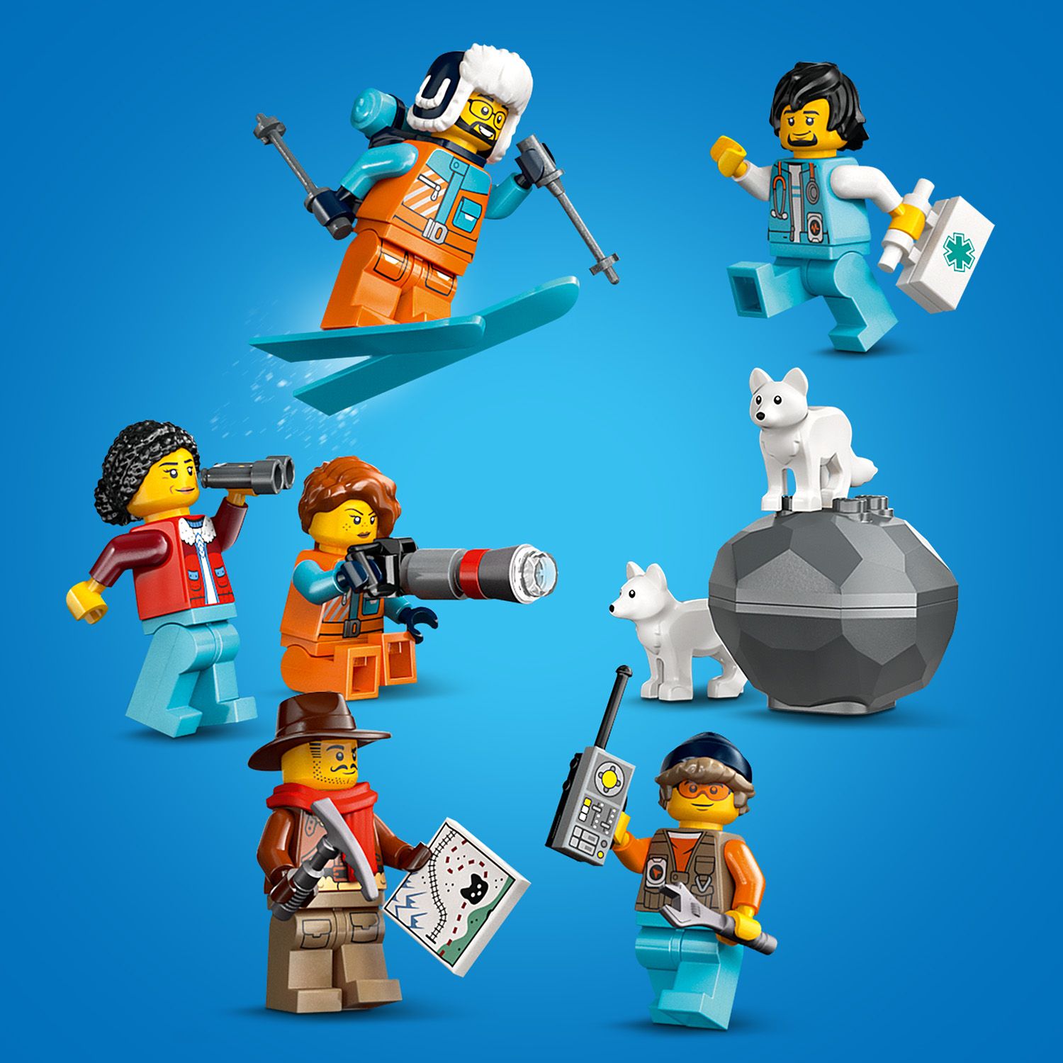 Lustige Rollenspiel-Figuren