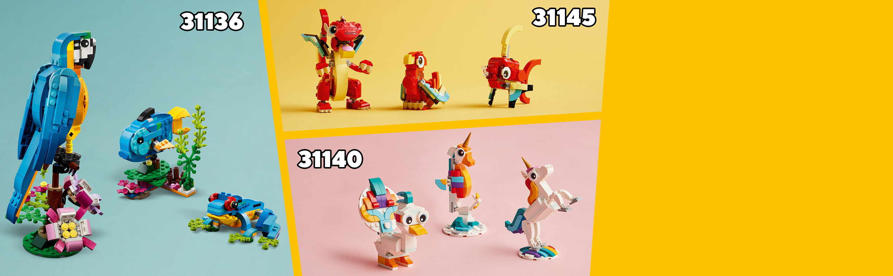 Weitere 3-in-1 LEGO® Creator Sets entdecken