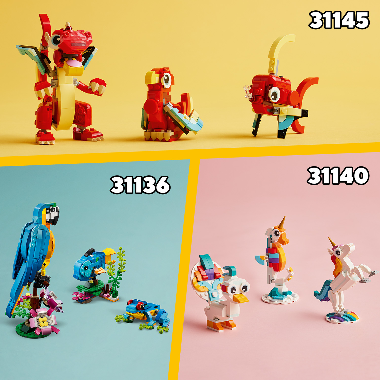 Weitere 3-in-1 LEGO® Creator Sets entdecken