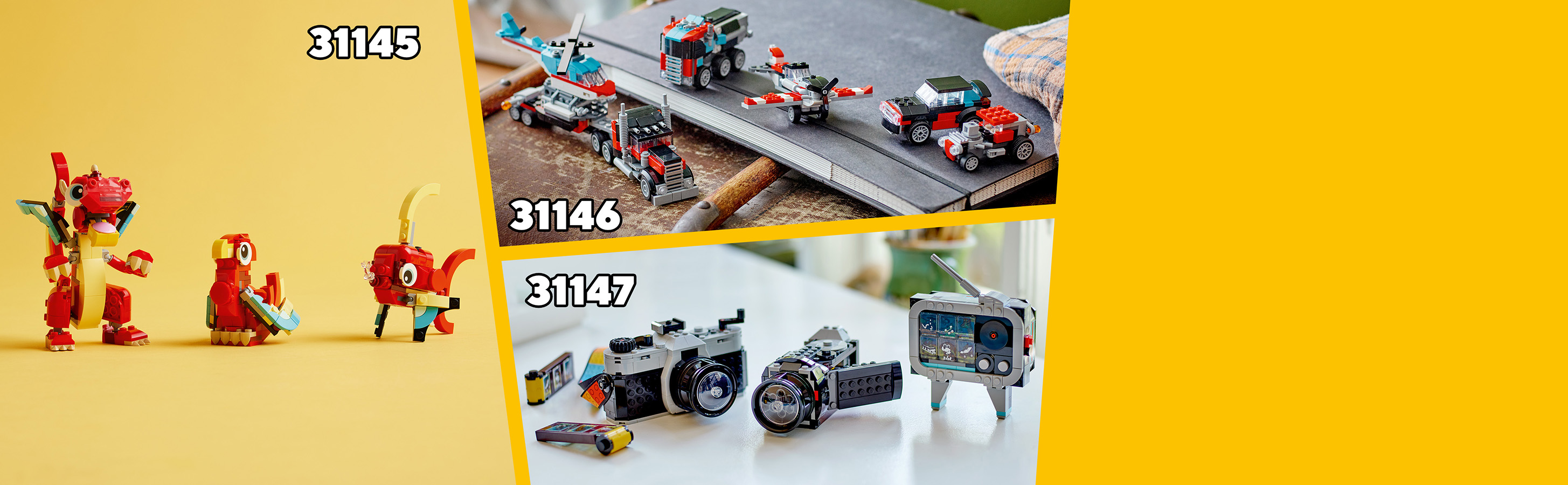 Weitere 3-in-1 LEGO® Creator Sets entdecken