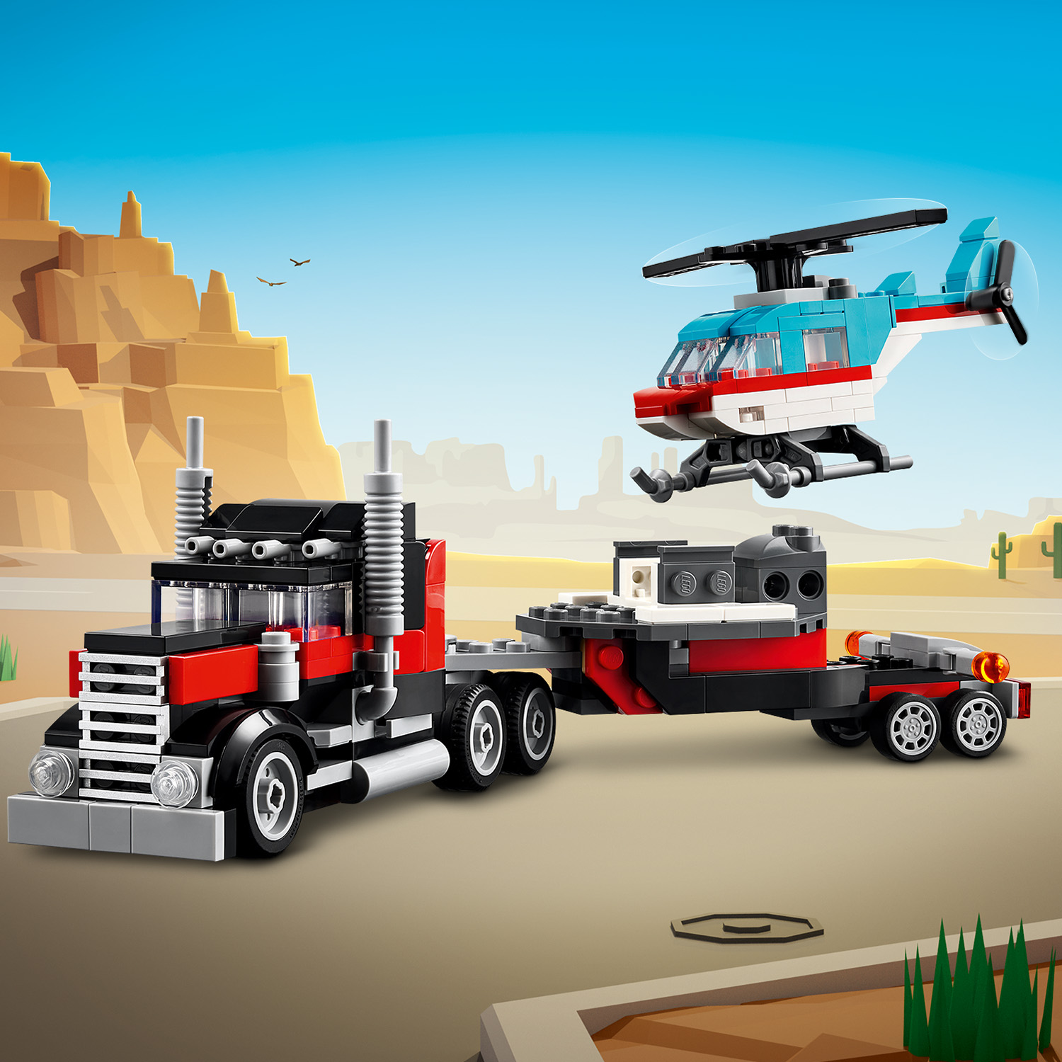 LKW- und Hubschrauber-Set