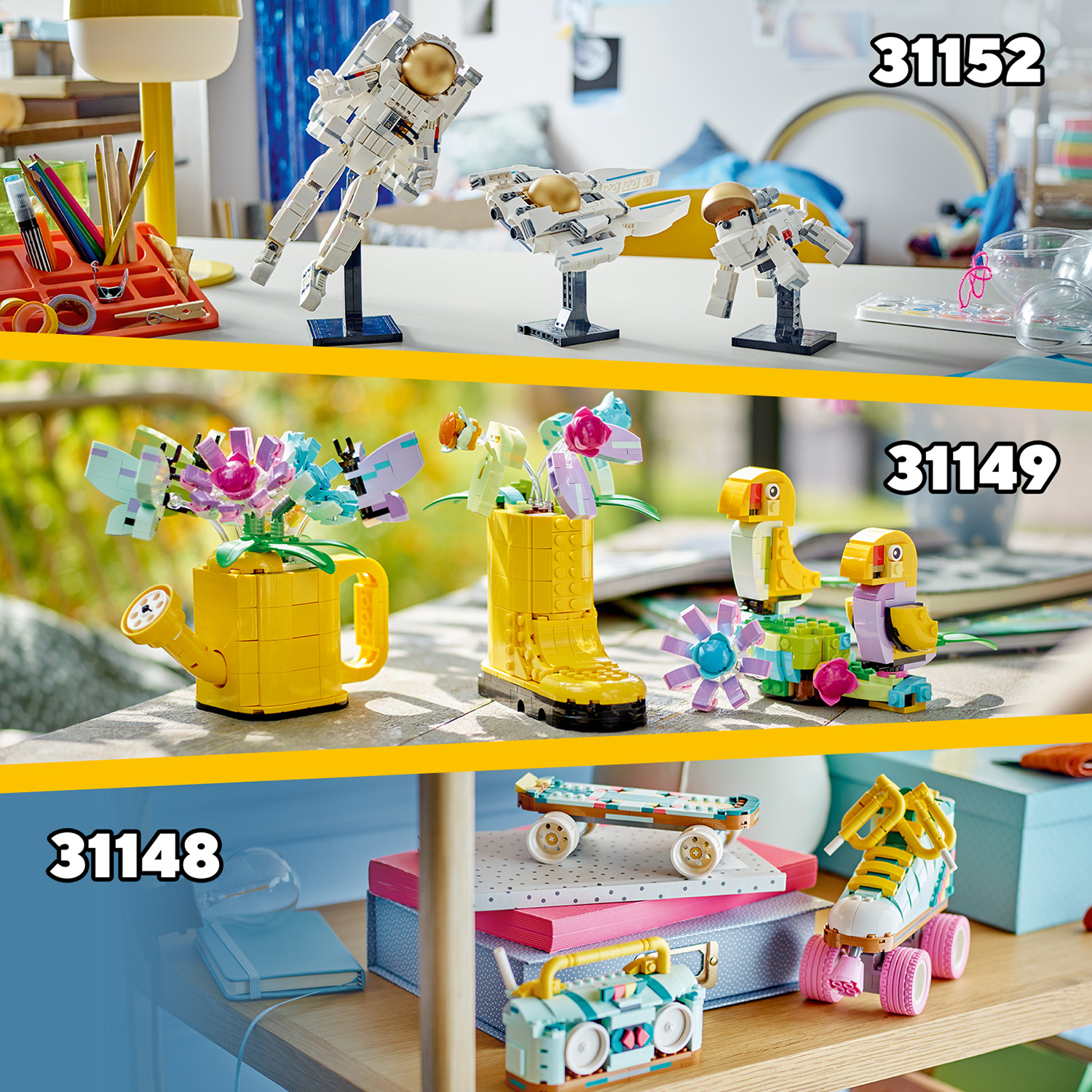 Weitere 3-in-1 LEGO® Creator Sets entdecken