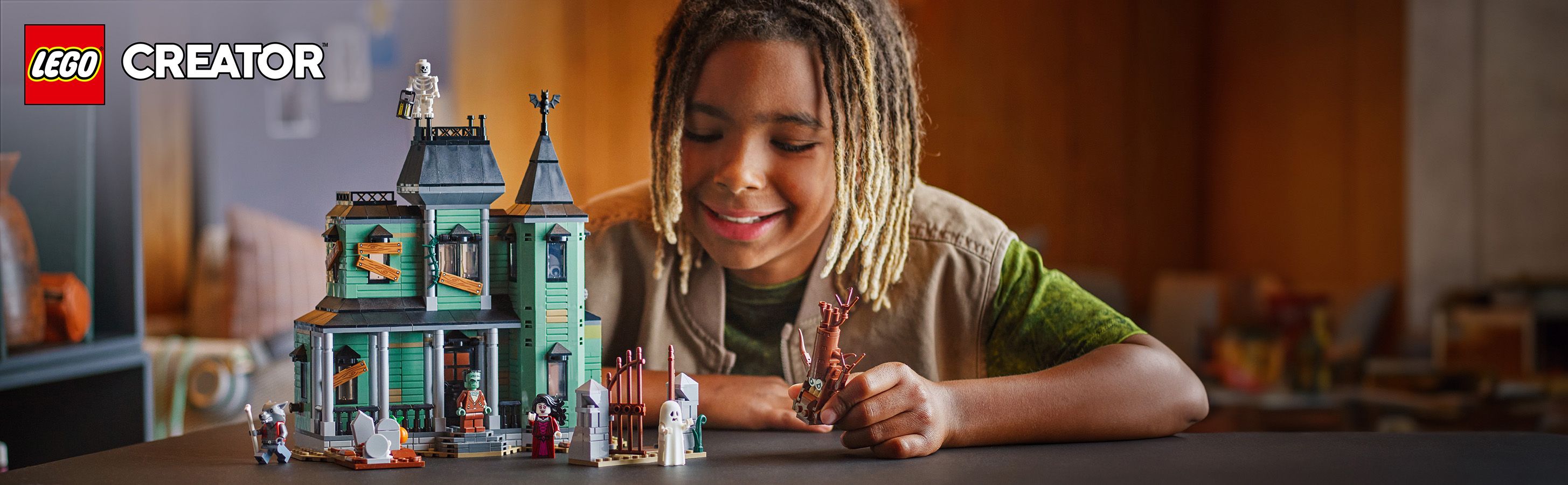 3 gruselige Bau- und Spieloptionen in 1 Schachtel