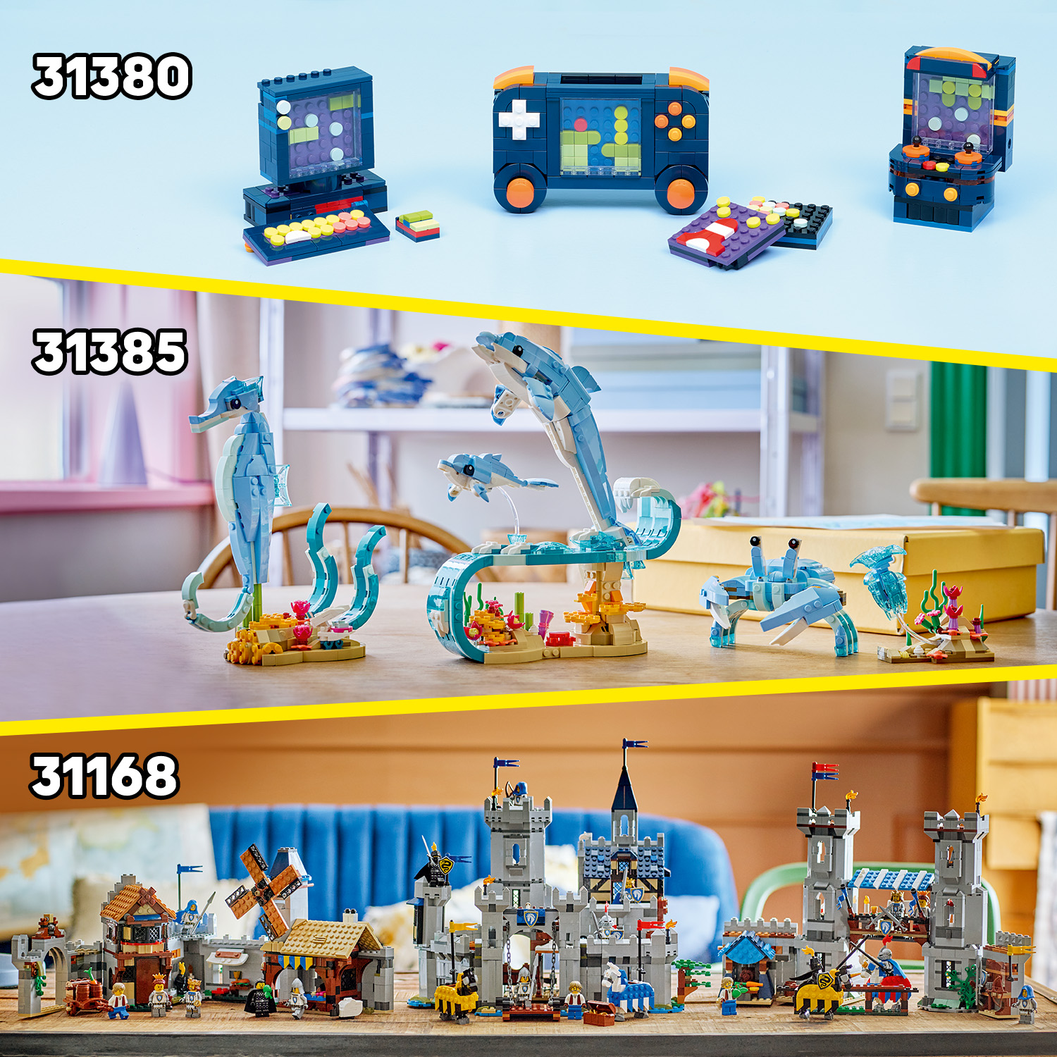 Weitere 3-in-1 LEGO® Creator Sets entdecken