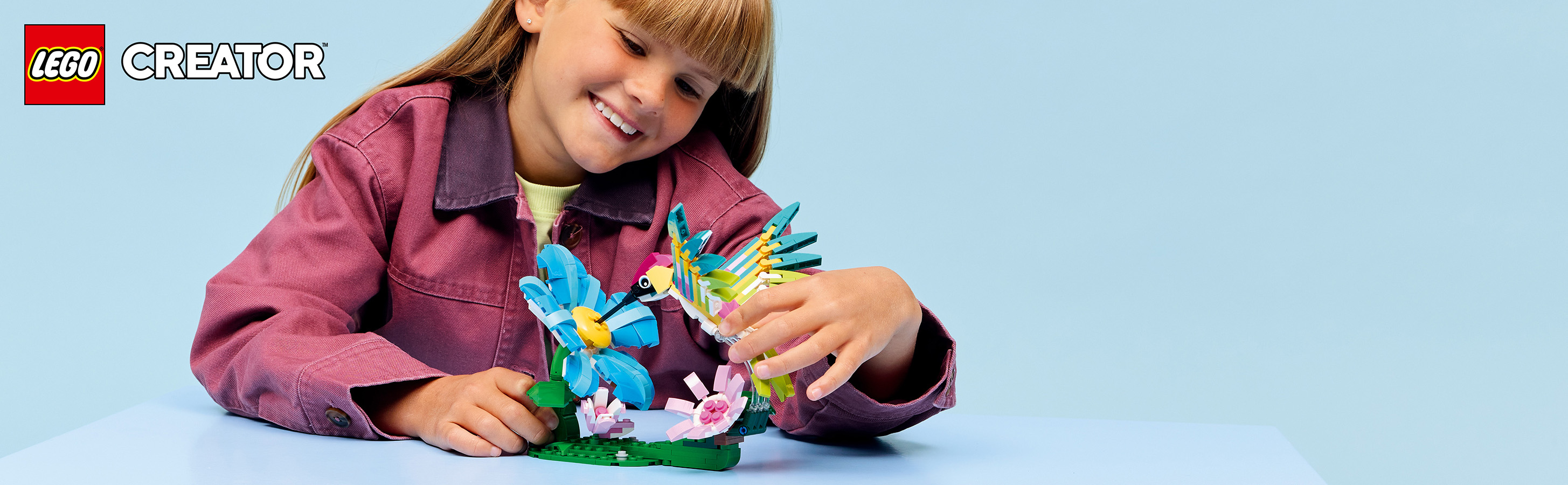 3 LEGO® Wildtier-Bausätze in einer Schachtel