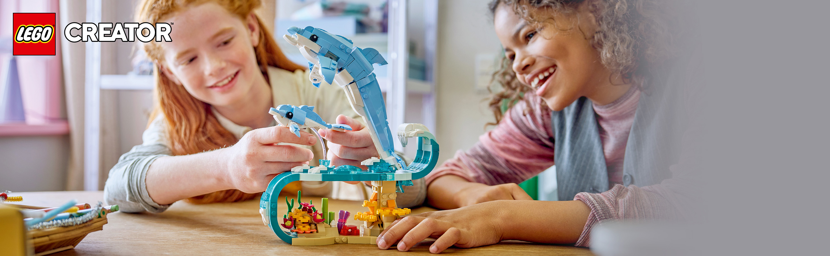 3 LEGO® Tierfiguren-Bausätze in einer Schachtel