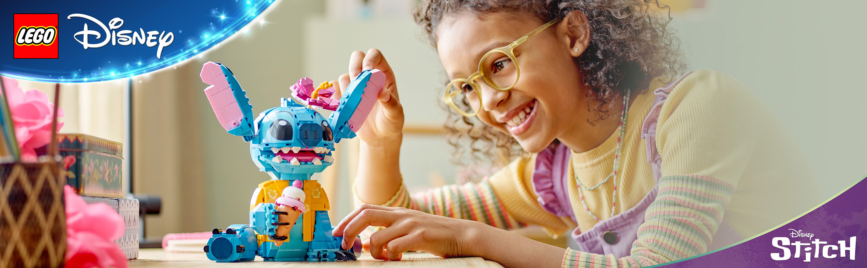 Baubares Set für Kinder und Stitch Fans