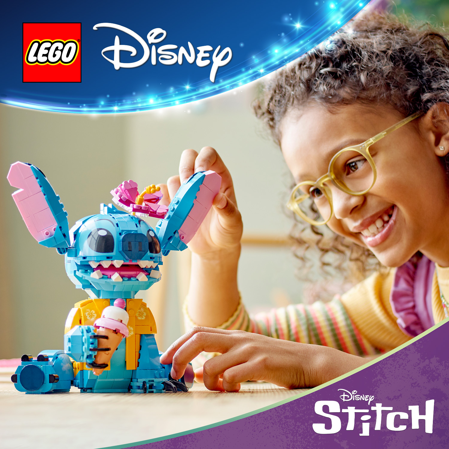 Baubares Set für Kinder und Stitch Fans