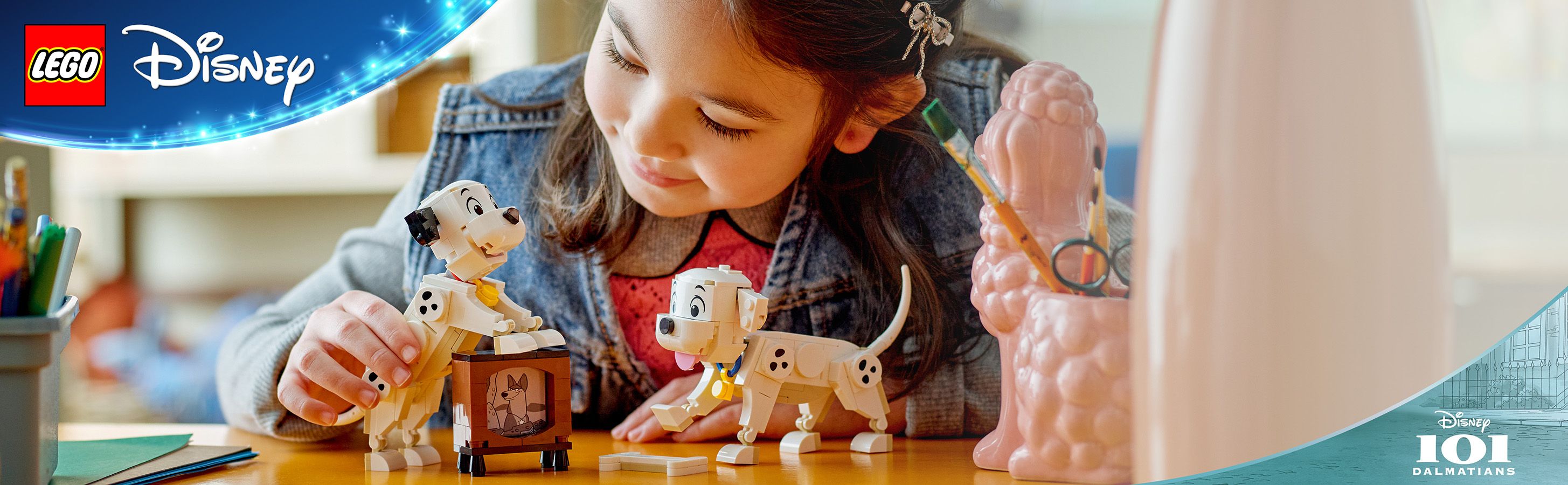 Niedliche Welpen aus Disneys 101 Dalmatiner