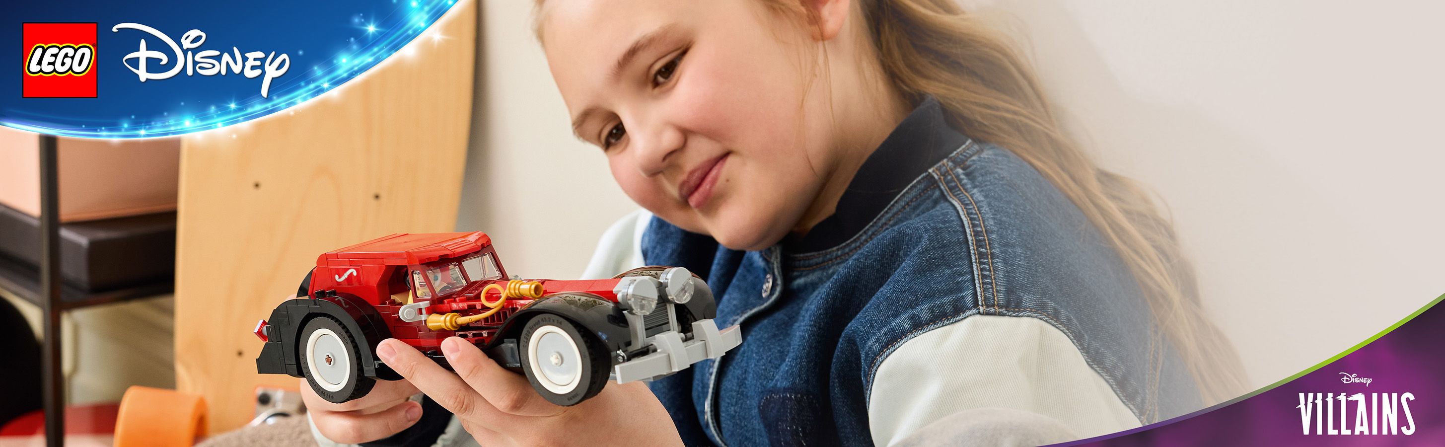 Ein klassisches Auto einer Disney Schurkin