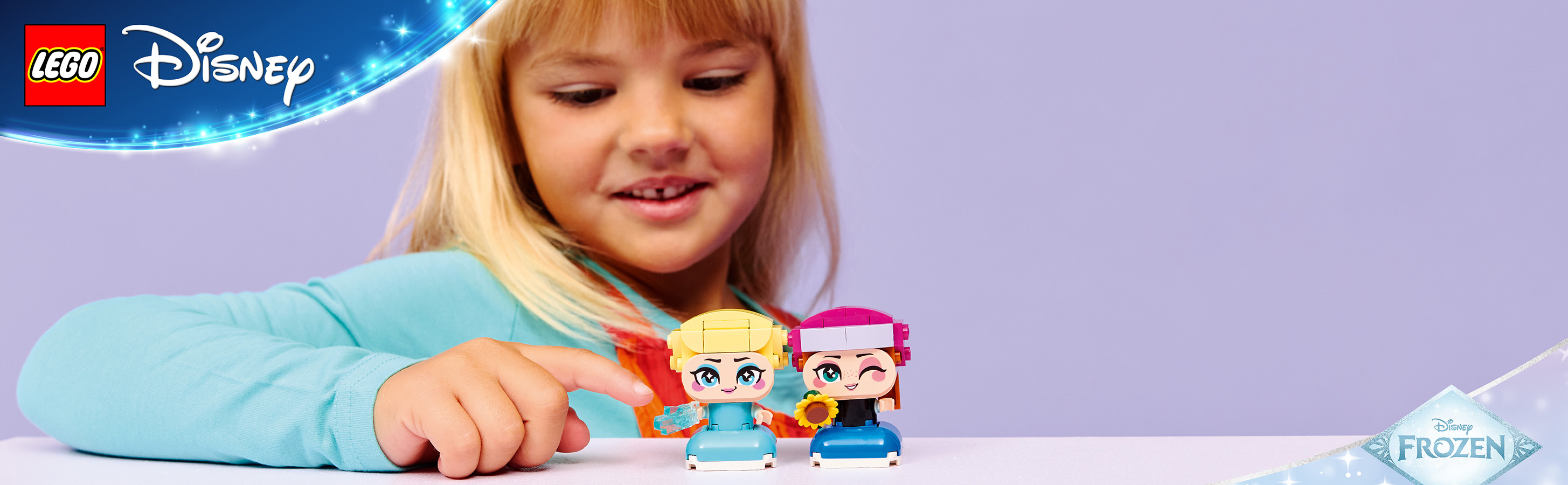Mini-Figuren aus LEGO Steinen aus Disneys Frozen