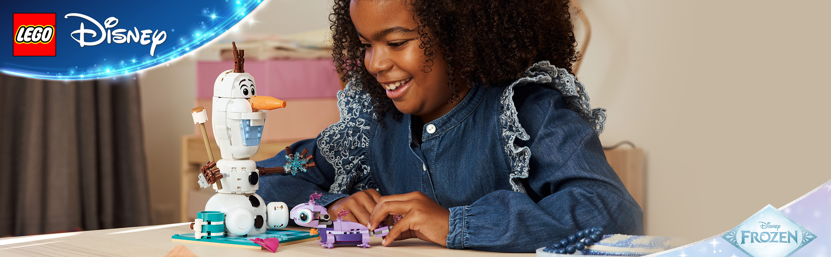 Bauspaß mit Disneys Olaf und Bruni