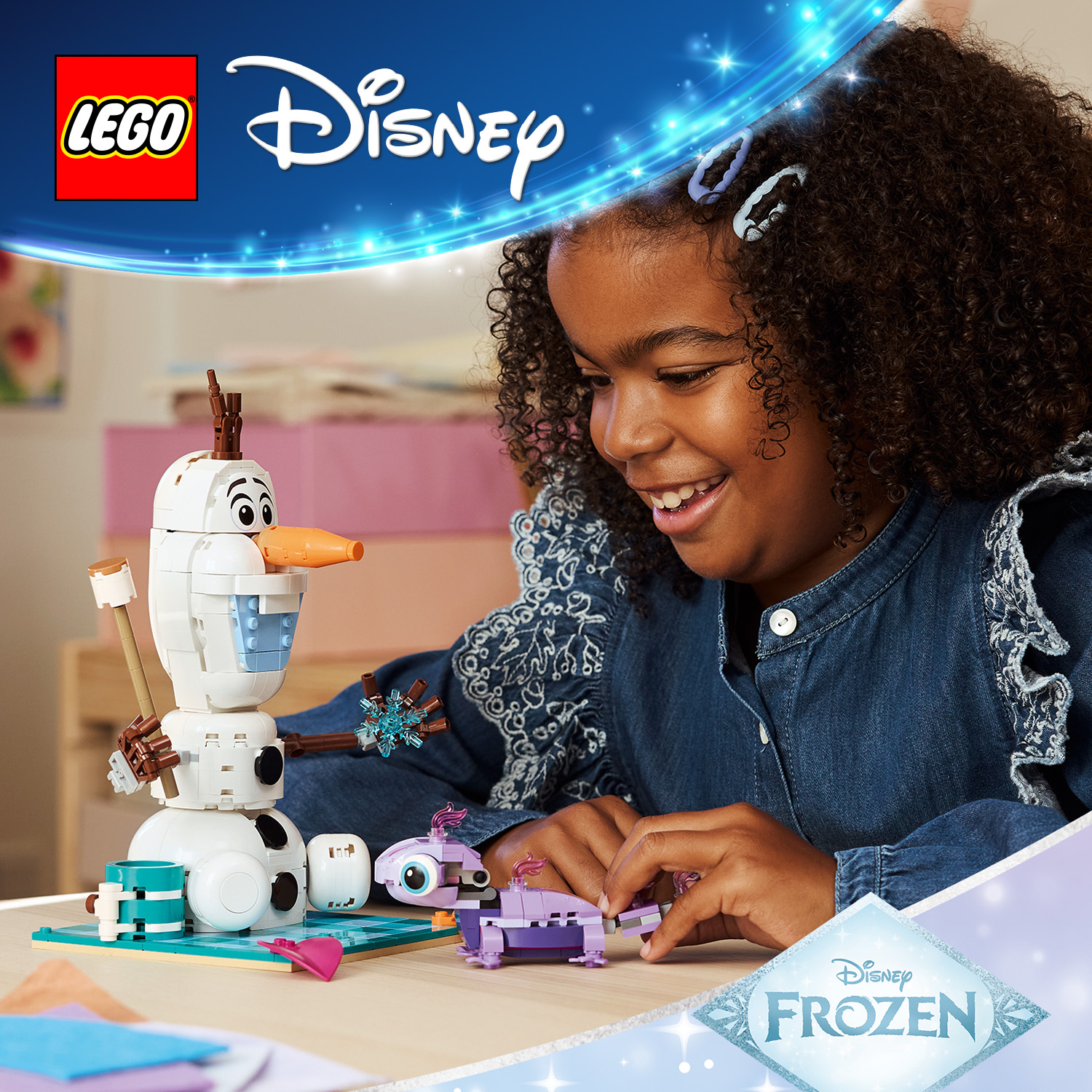 Bauspaß mit Disneys Olaf und Bruni