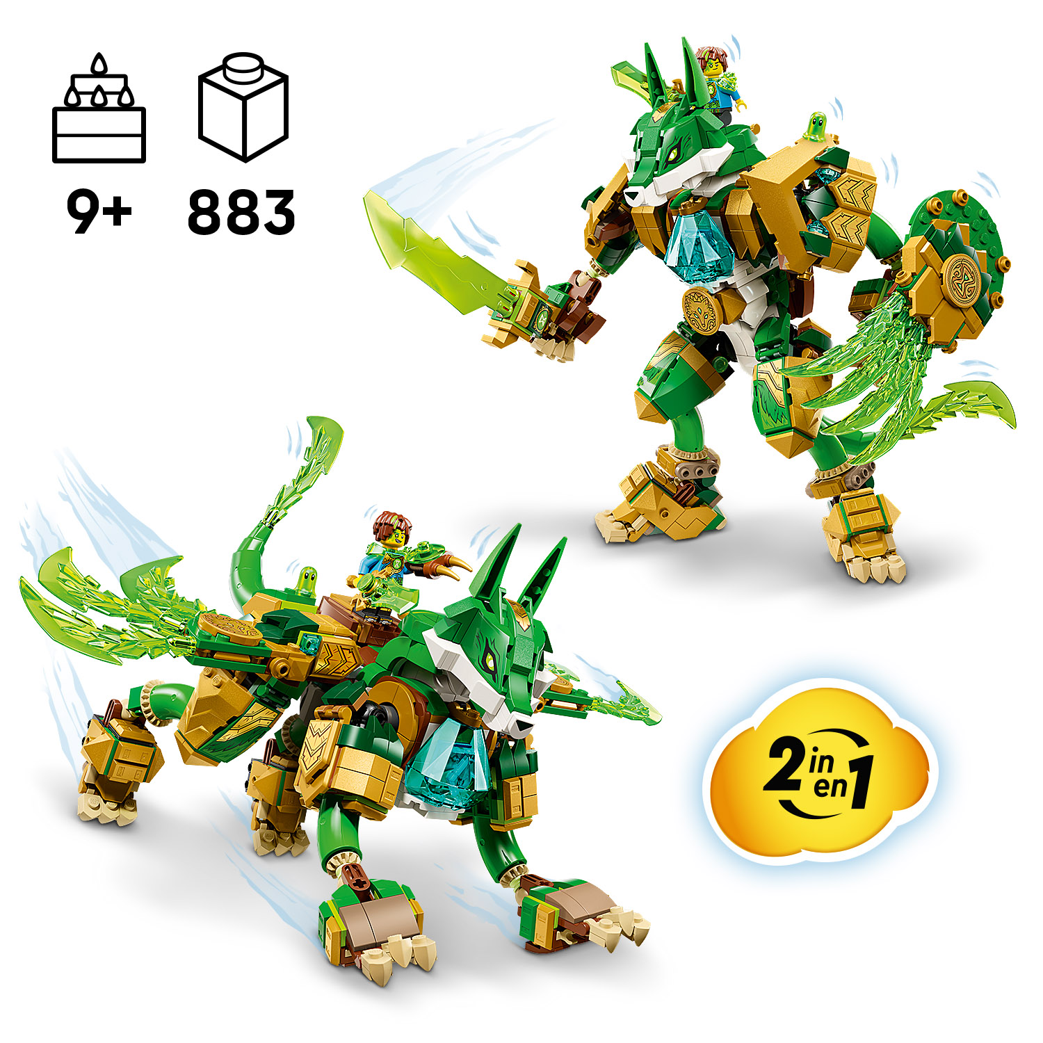 1 Set, 2 Bauoptionen