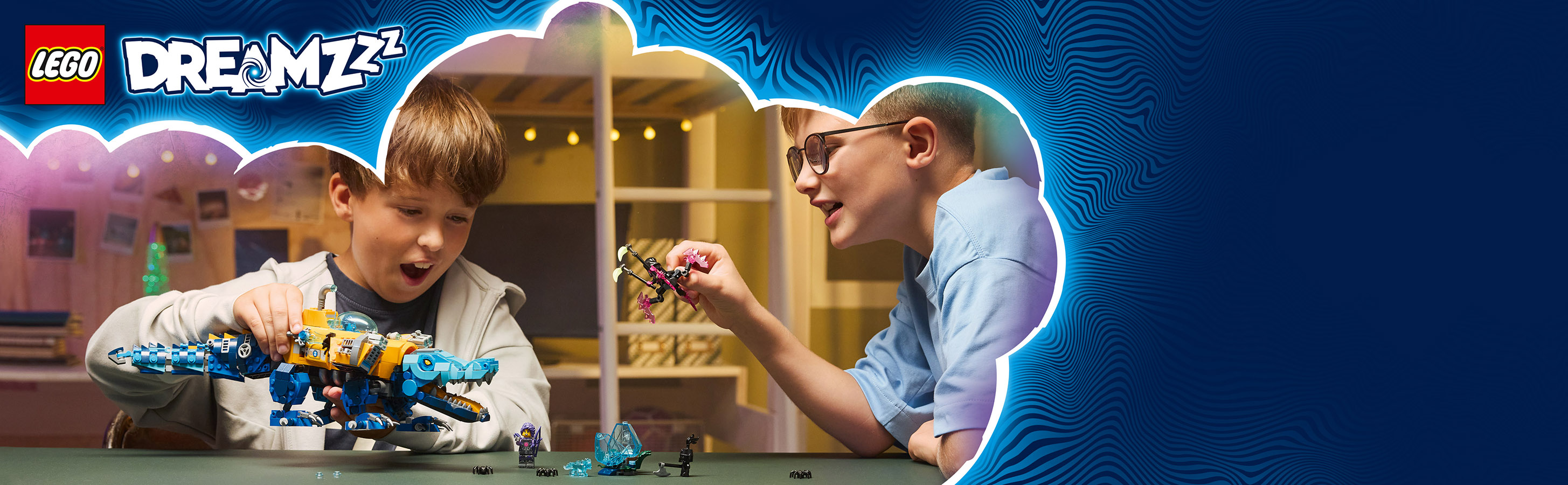 Ein tolles LEGO® DREAMZzz™ Krokodil-Spielzeug