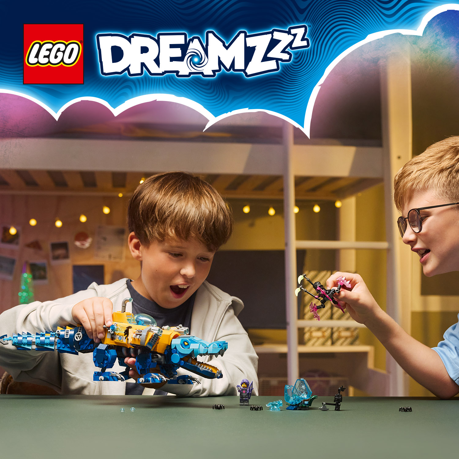 Ein tolles LEGO® DREAMZzz™ Krokodil-Spielzeug