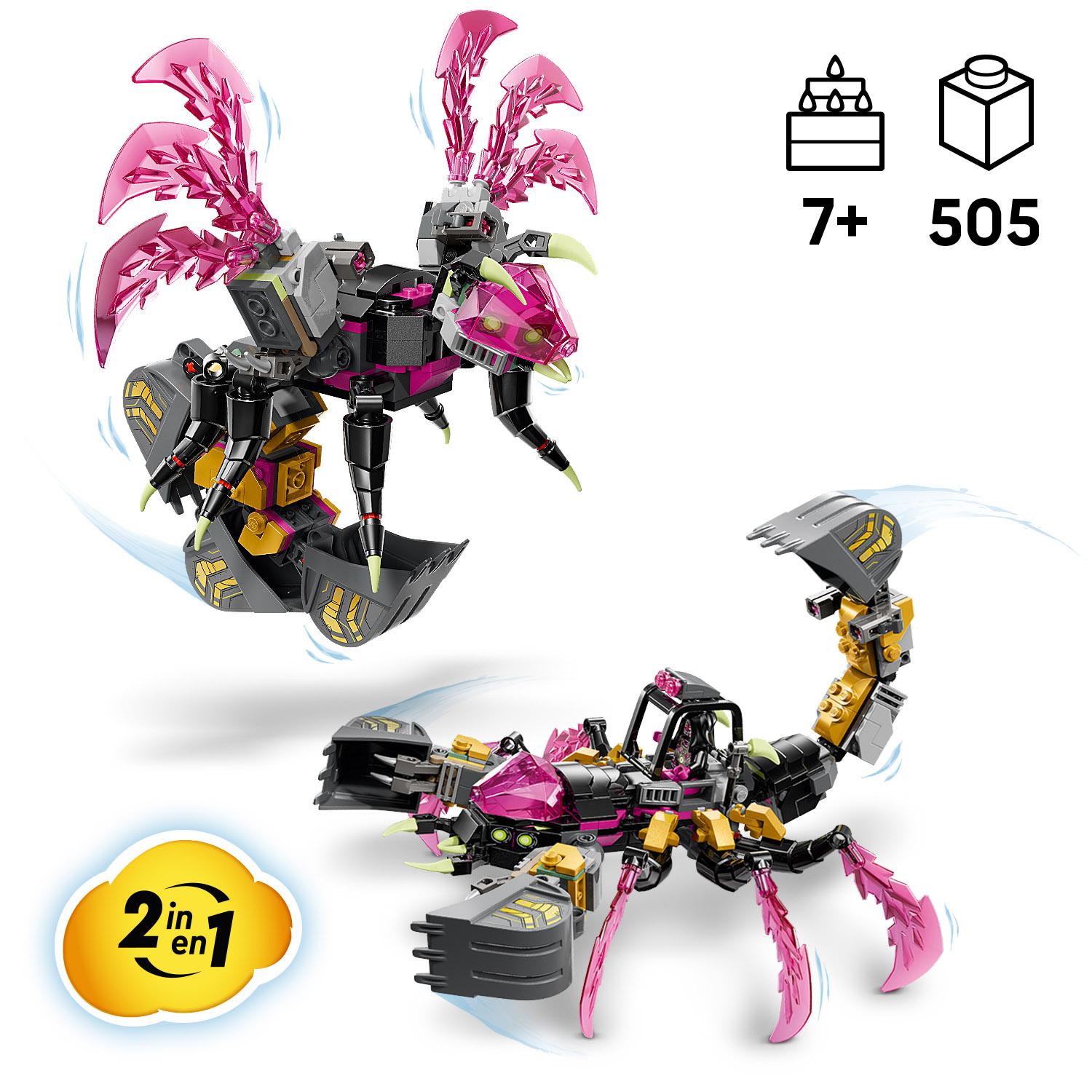 1 Set, 2 Bauoptionen