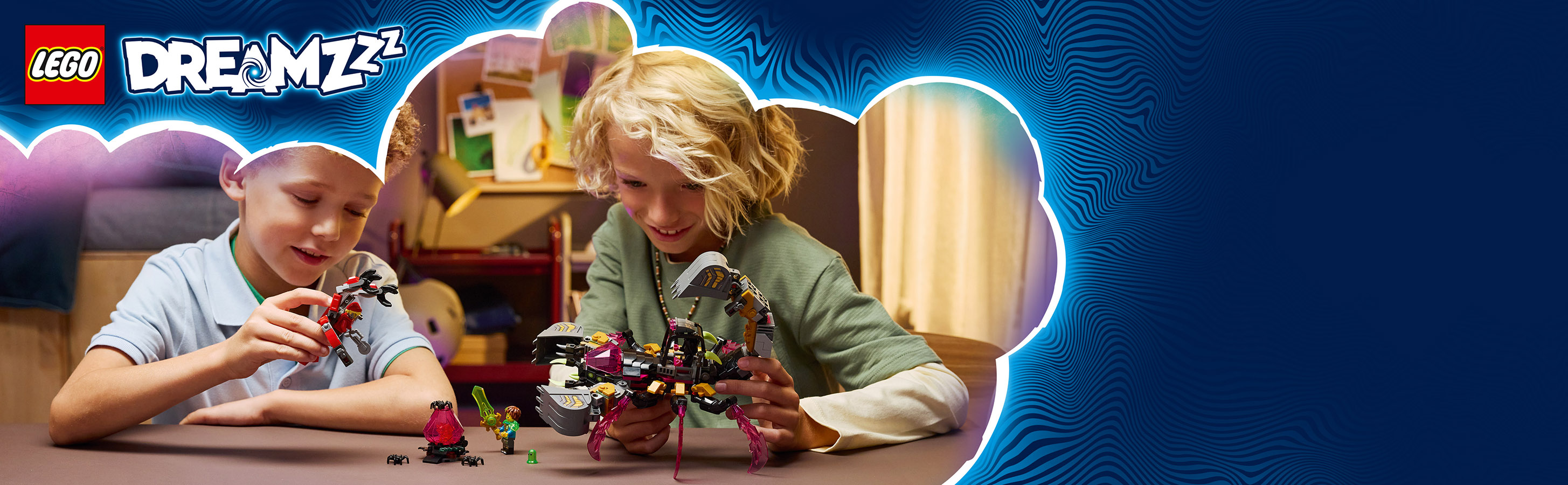 Ein LEGO® DREAMZzz™ Skorpion-Bauspielzeug