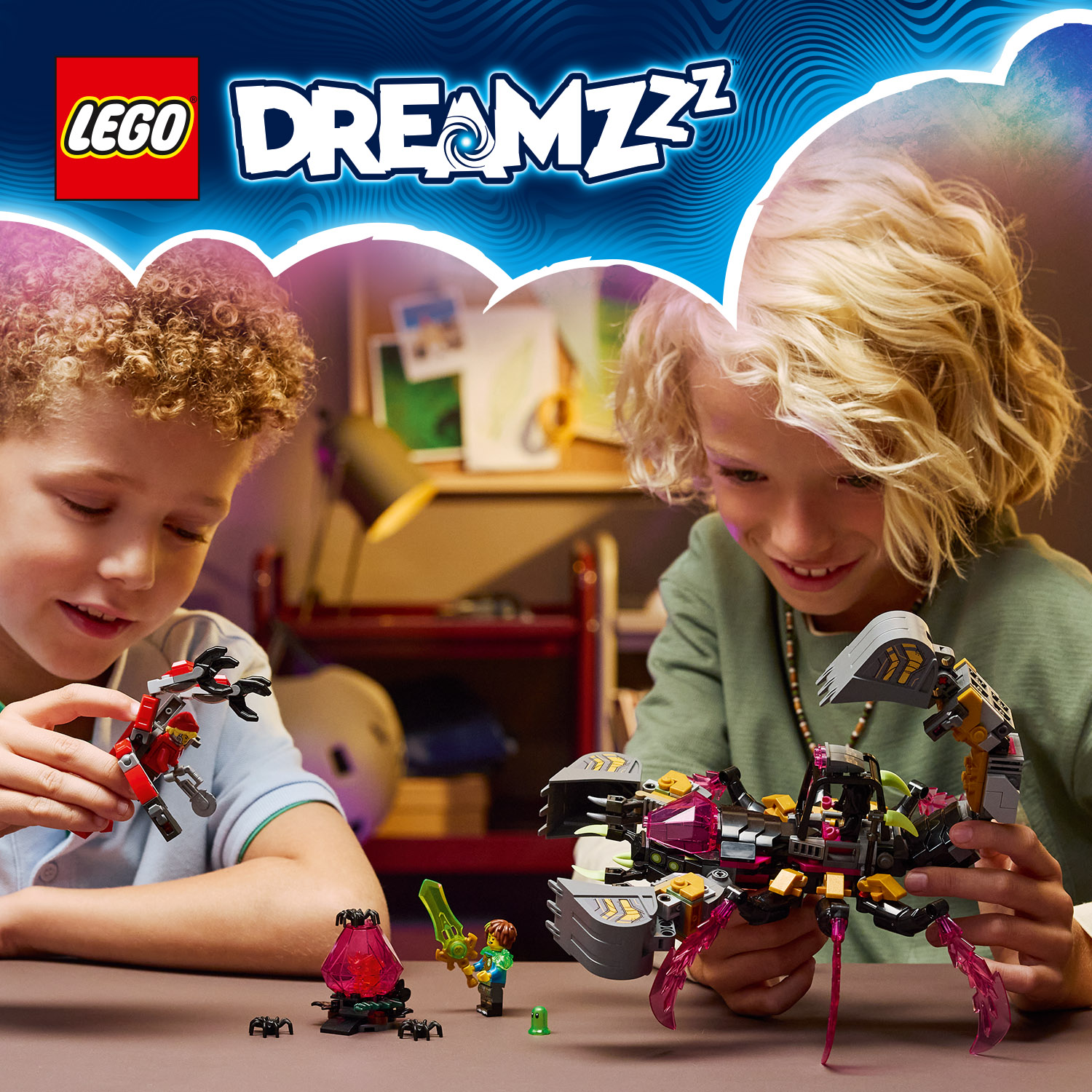 Ein LEGO® DREAMZzz™ Skorpion-Bauspielzeug