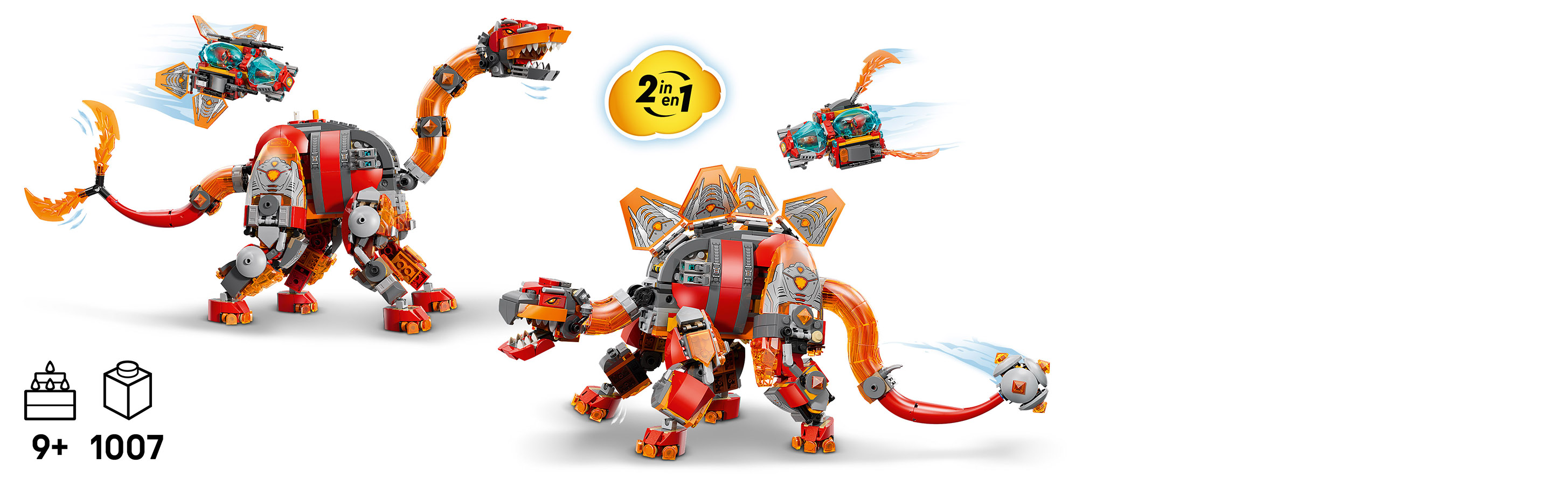 1 Spielset, 2 Bauoptionen