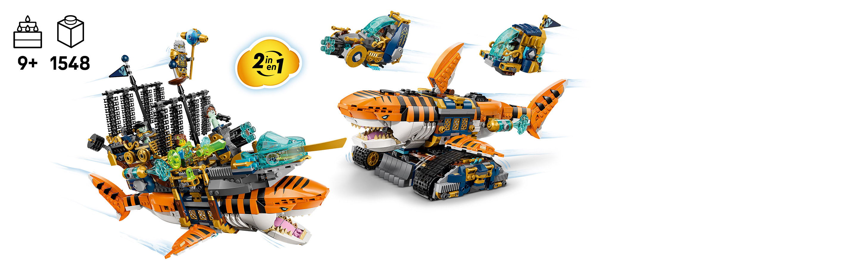 1 Spielset, 2 Bauoptionen