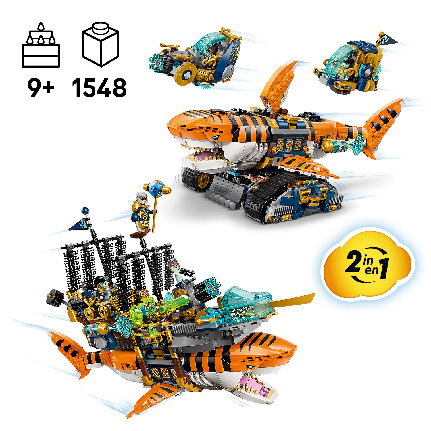 1 Spielset, 2 Bauoptionen