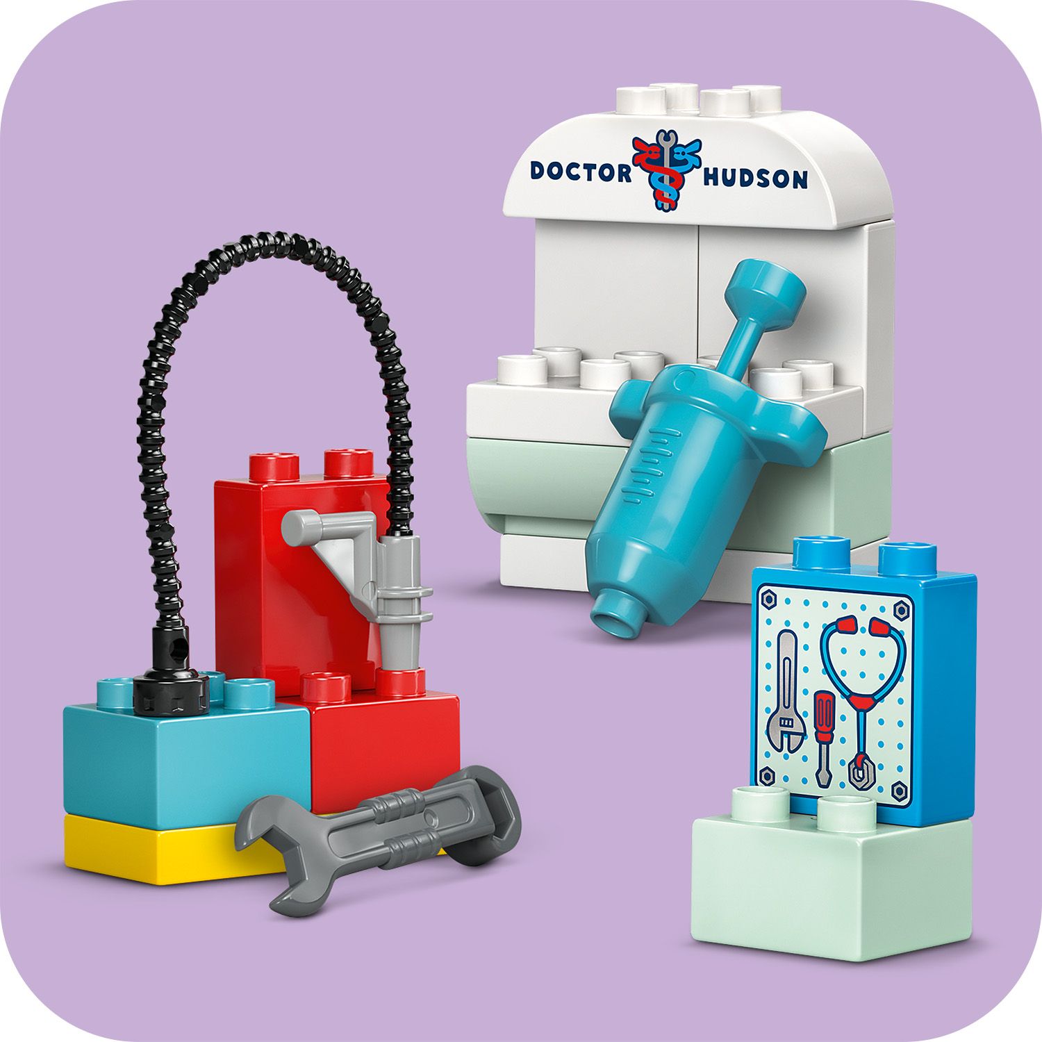 Fröhliche Werkstattszene