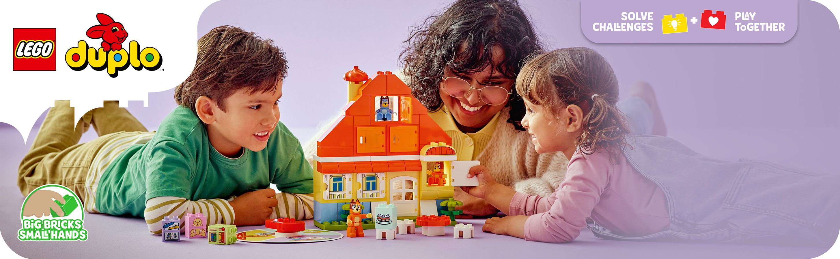 In Blueys Familienhaus ist es immer lustig.