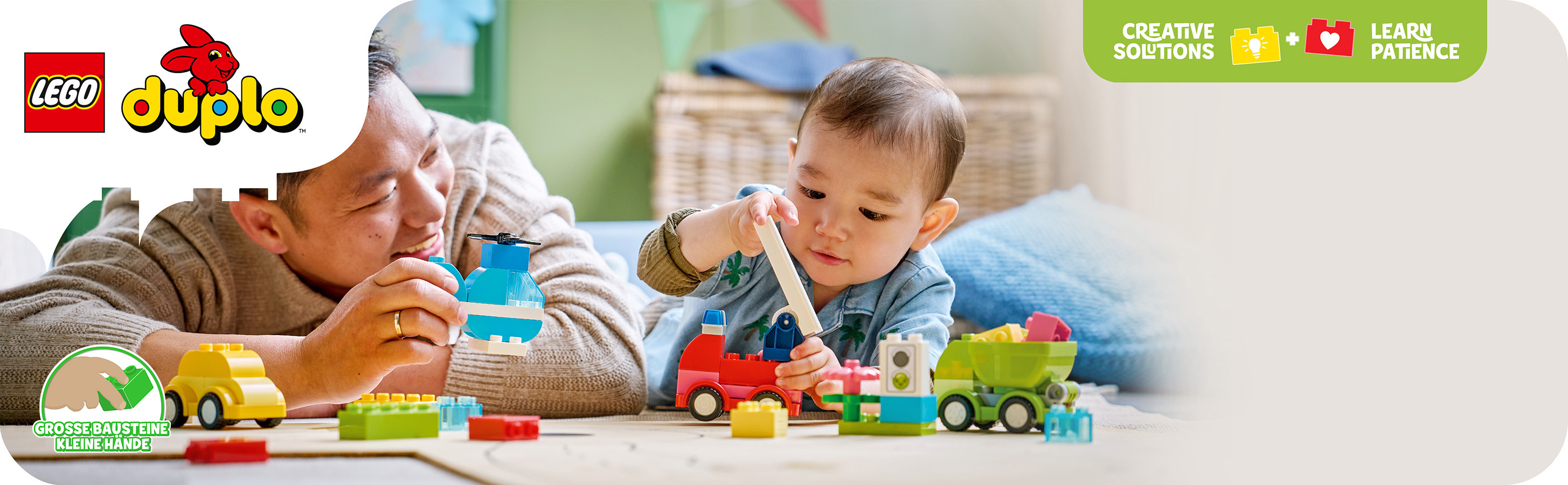 Spielfahrzeuge, die Kleinkinder lernen lassen