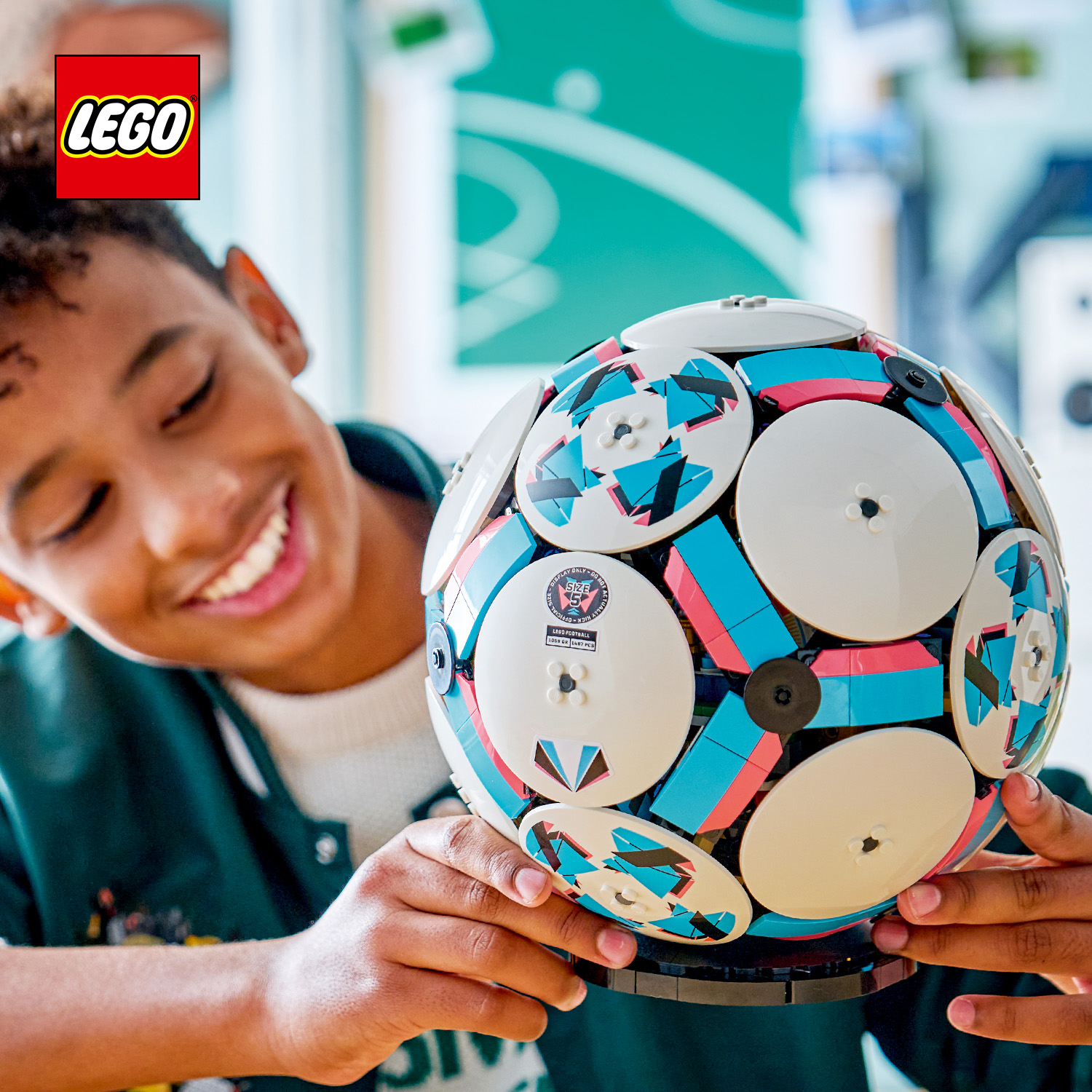Ein cooles LEGO® Editions Fußballset