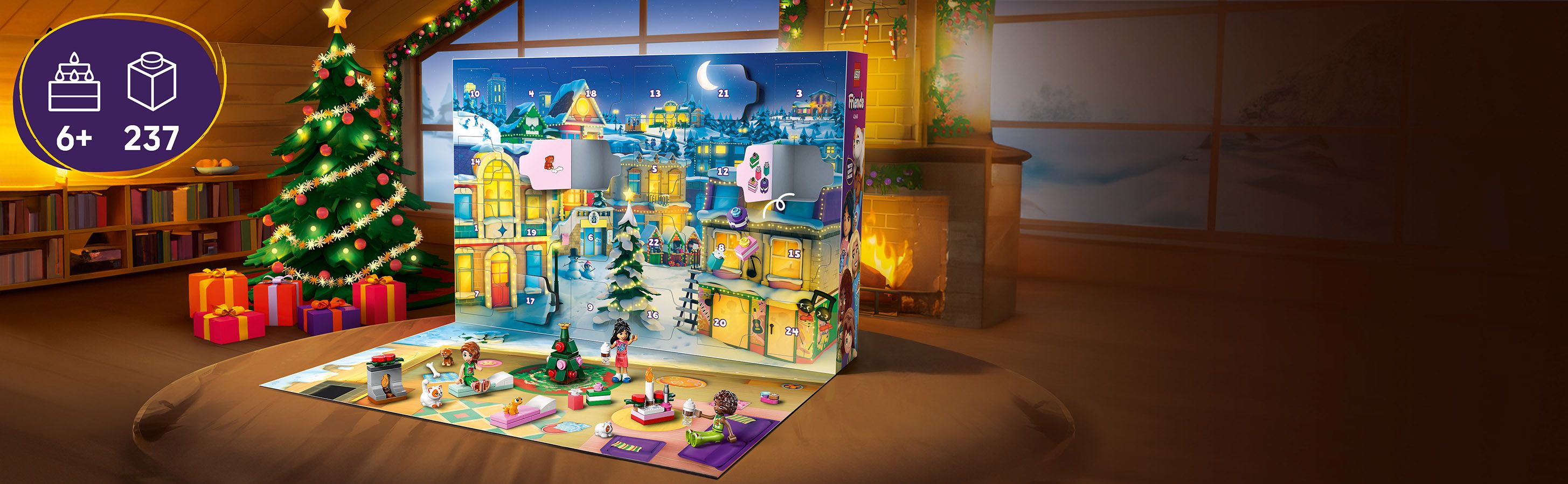 Weihnachtliche Übernachtungsparty