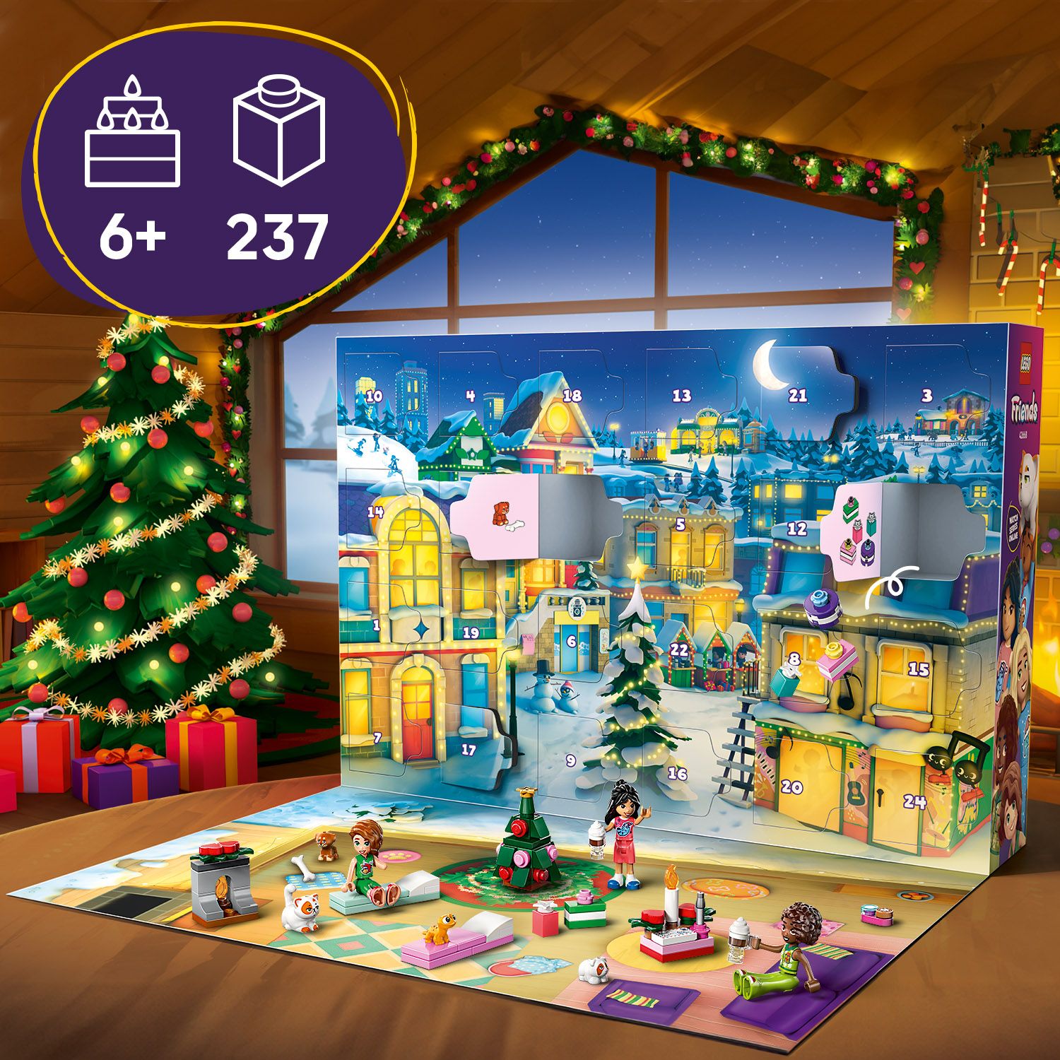 Weihnachtliche Übernachtungsparty