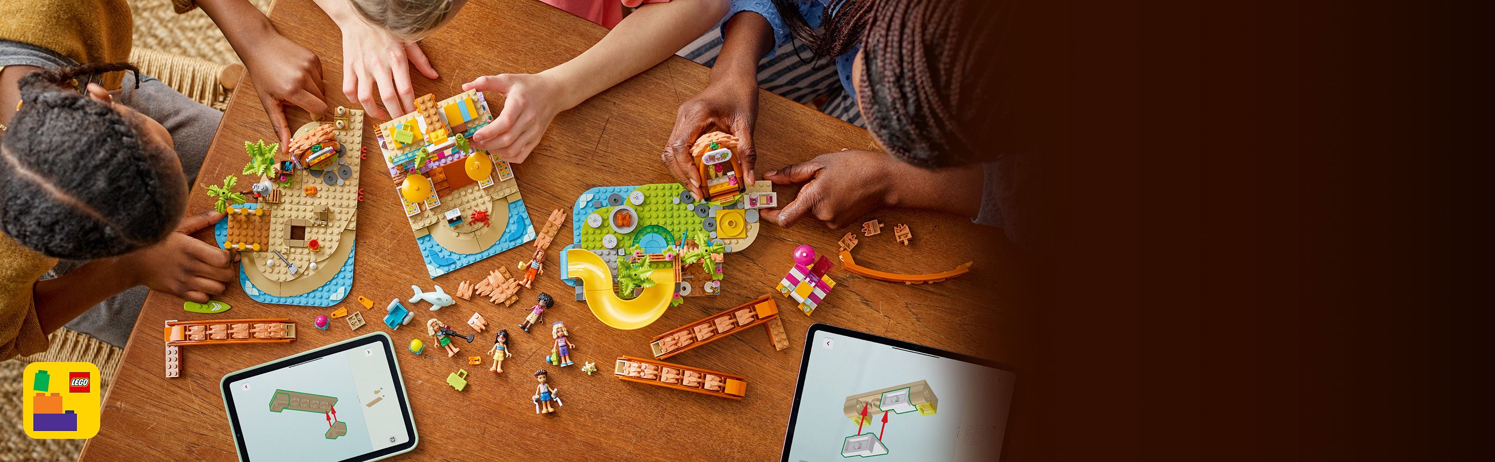 Gemeinsam mit Familie und Freunden bauen