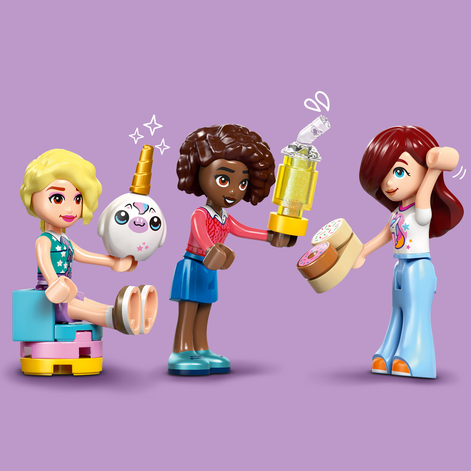 3 LEGO® Friends Figuren
