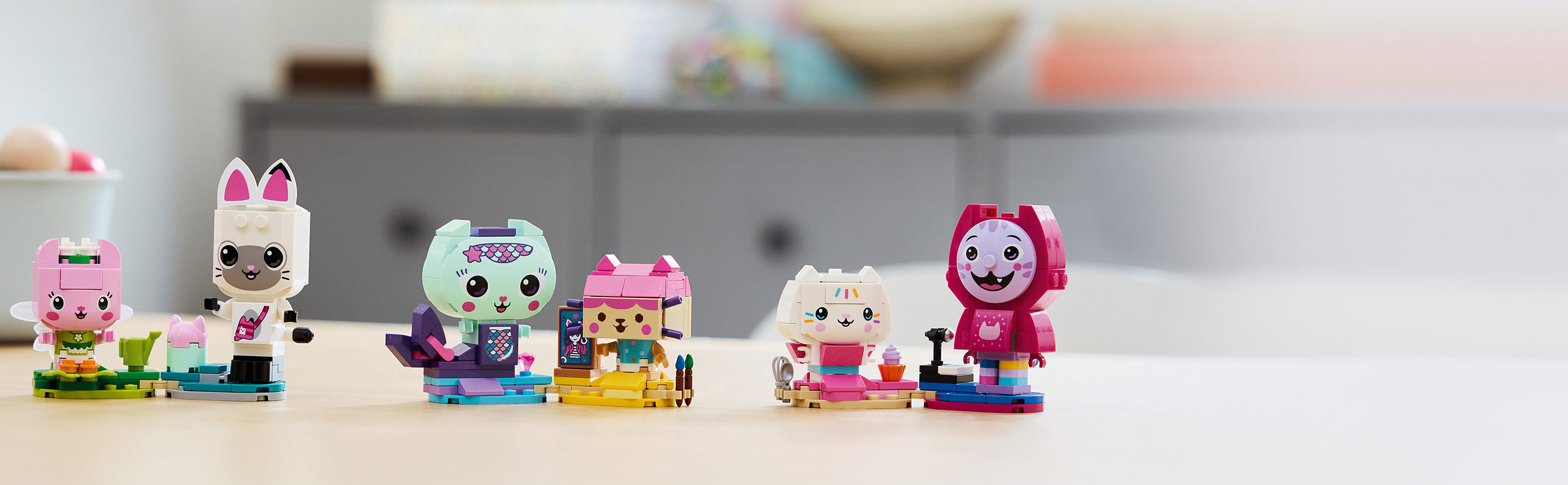 Fähigkeiten mit den Figuren aus Gabbys Puppenhaus entwickeln