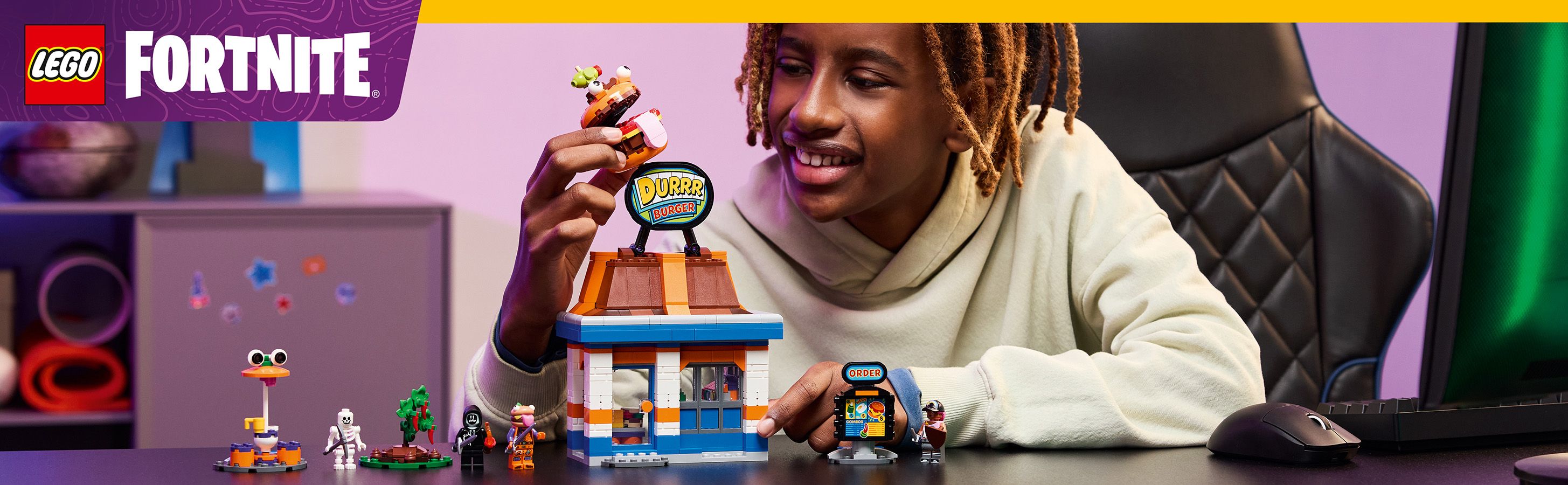 Ein Videospielspielzeug für kreatives Spielen