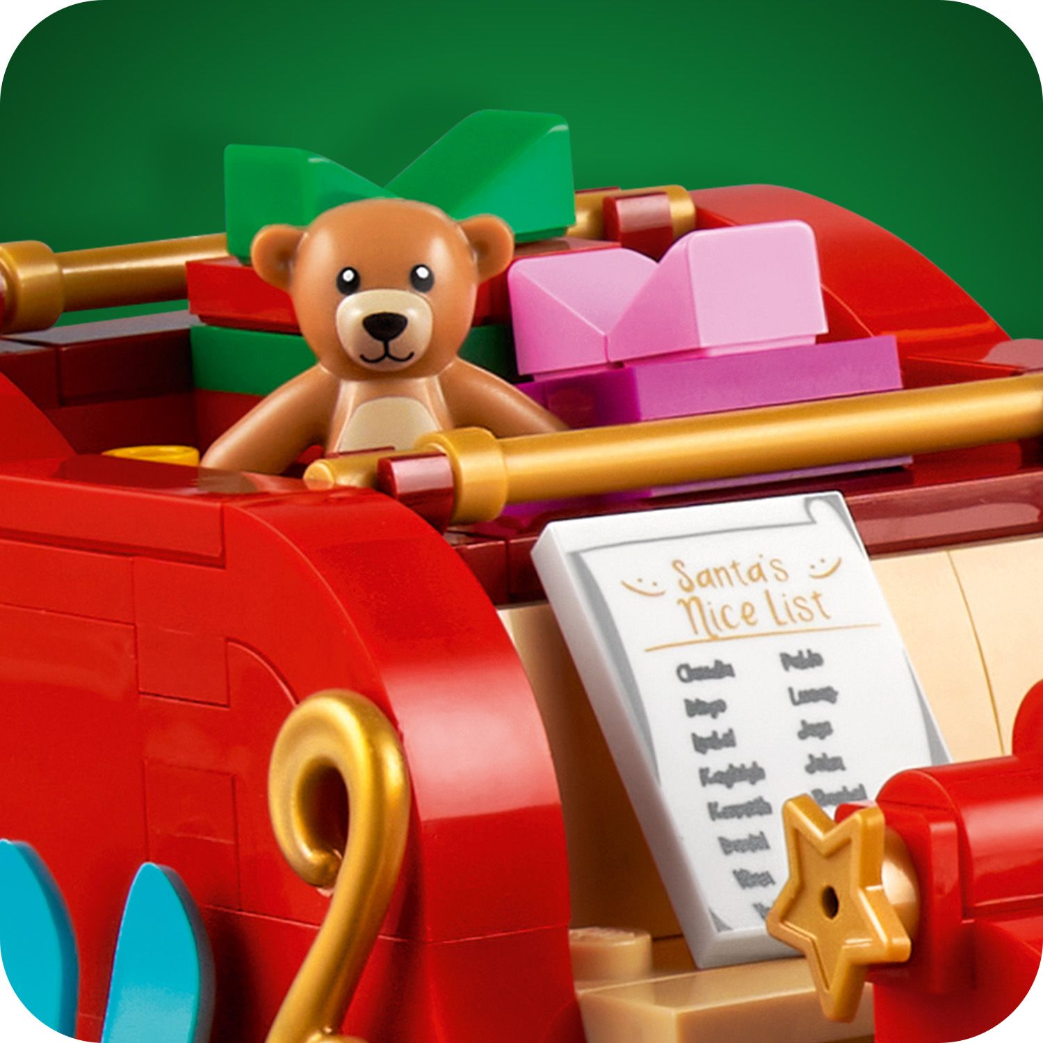 Voller festlicher Details