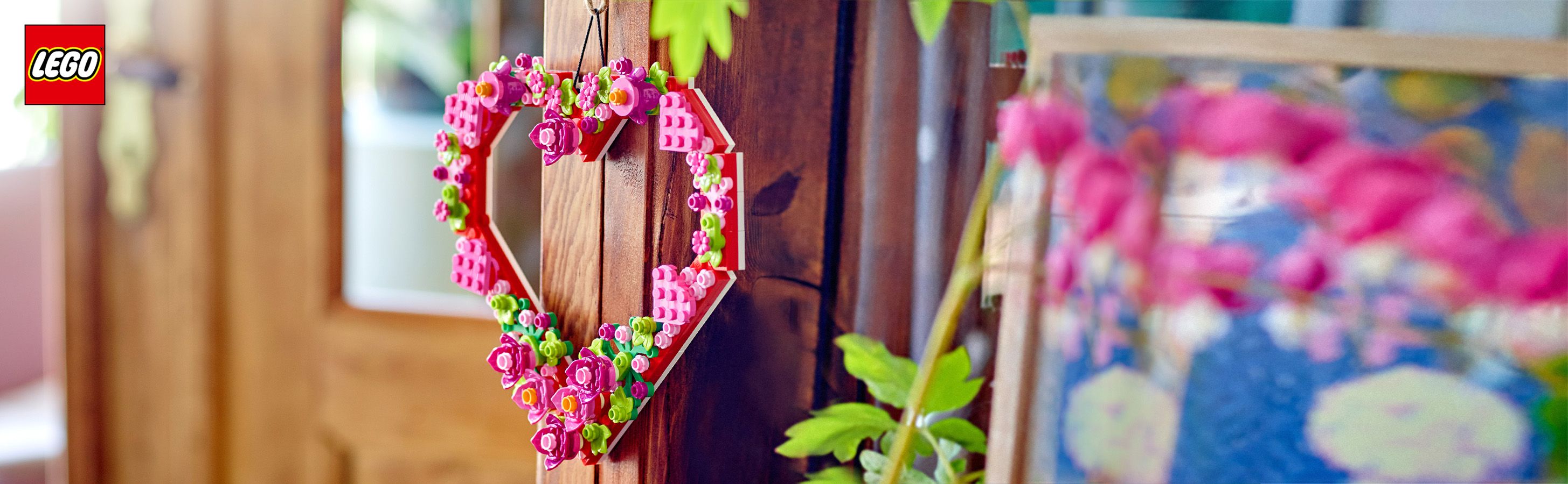 Schmucke LEGO® Herz-Deko