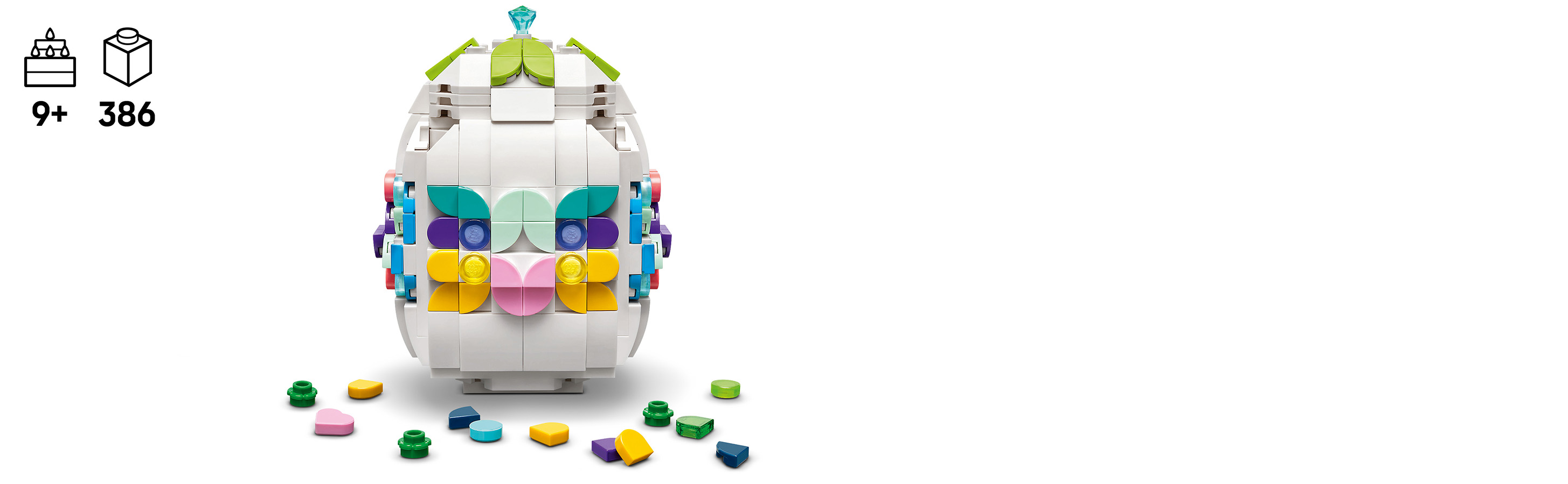 Kreatives Bauen mit lustigem Ausstellungsset