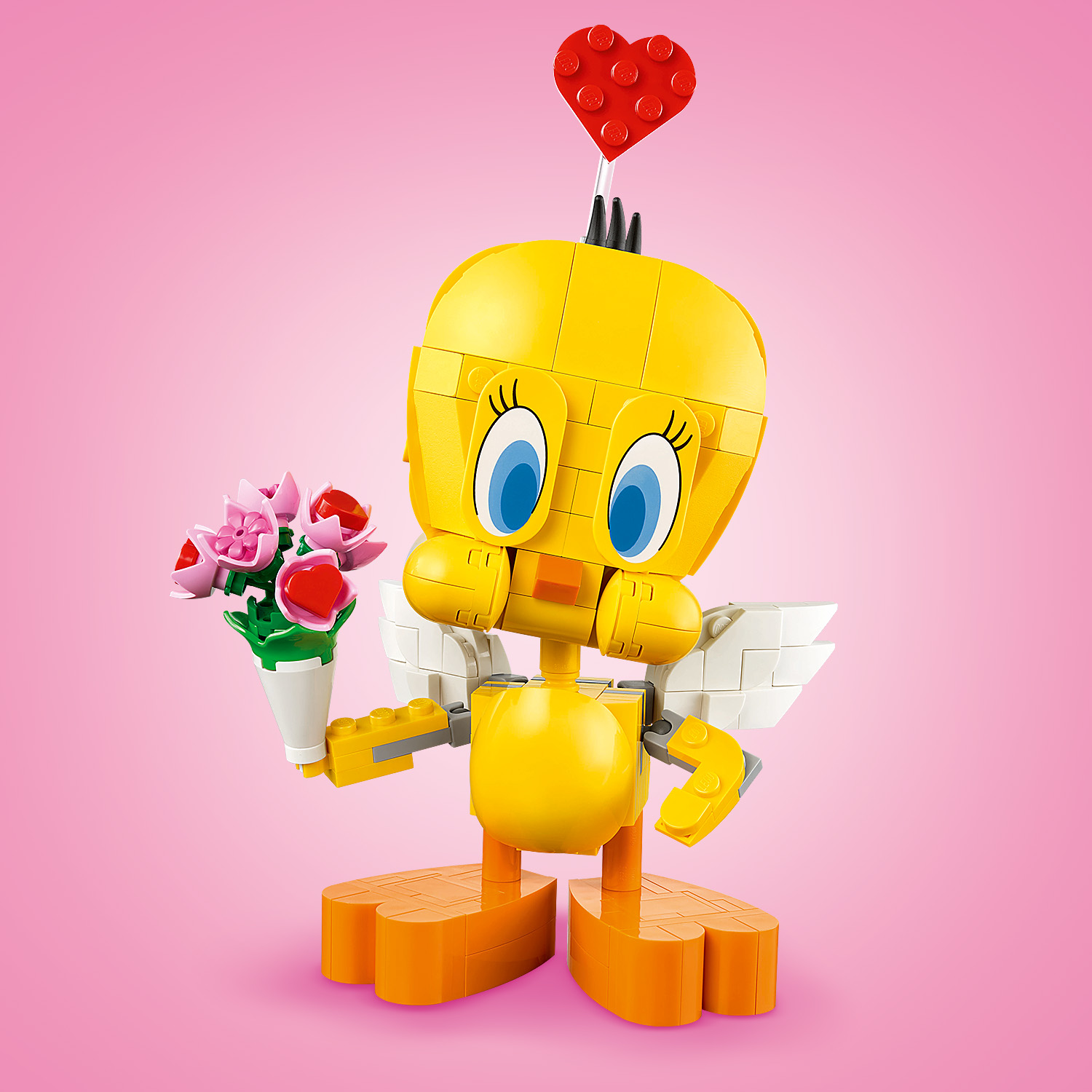 Tweety mit Blumen