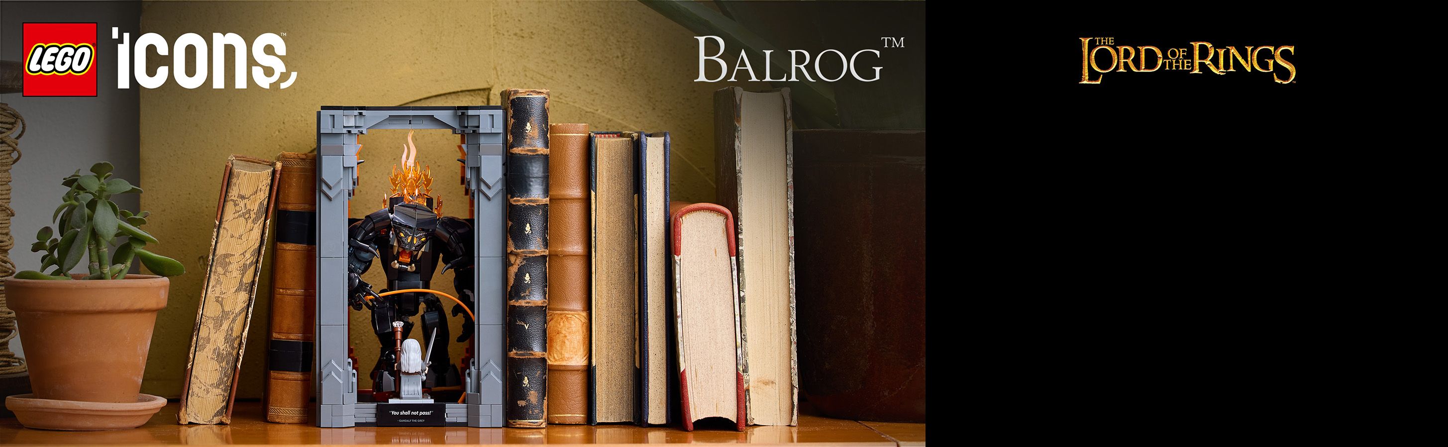 Der Herr der Ringe: Balrog™ Bücherstütze Set