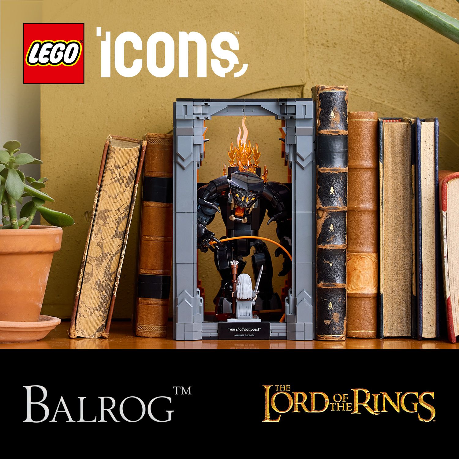 Der Herr der Ringe: Balrog™ Bücherstütze Set